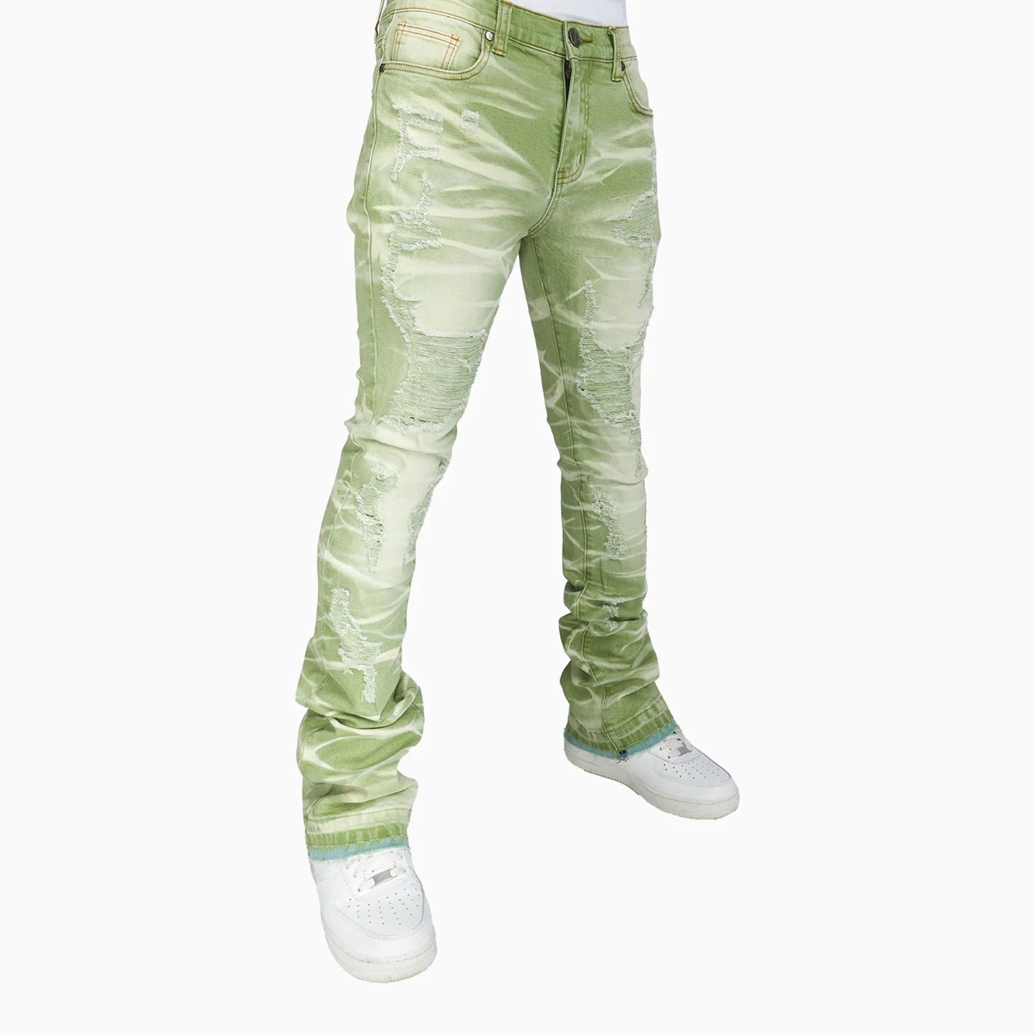 Men's Marcel Super Stacked Denim Pant - Image 5