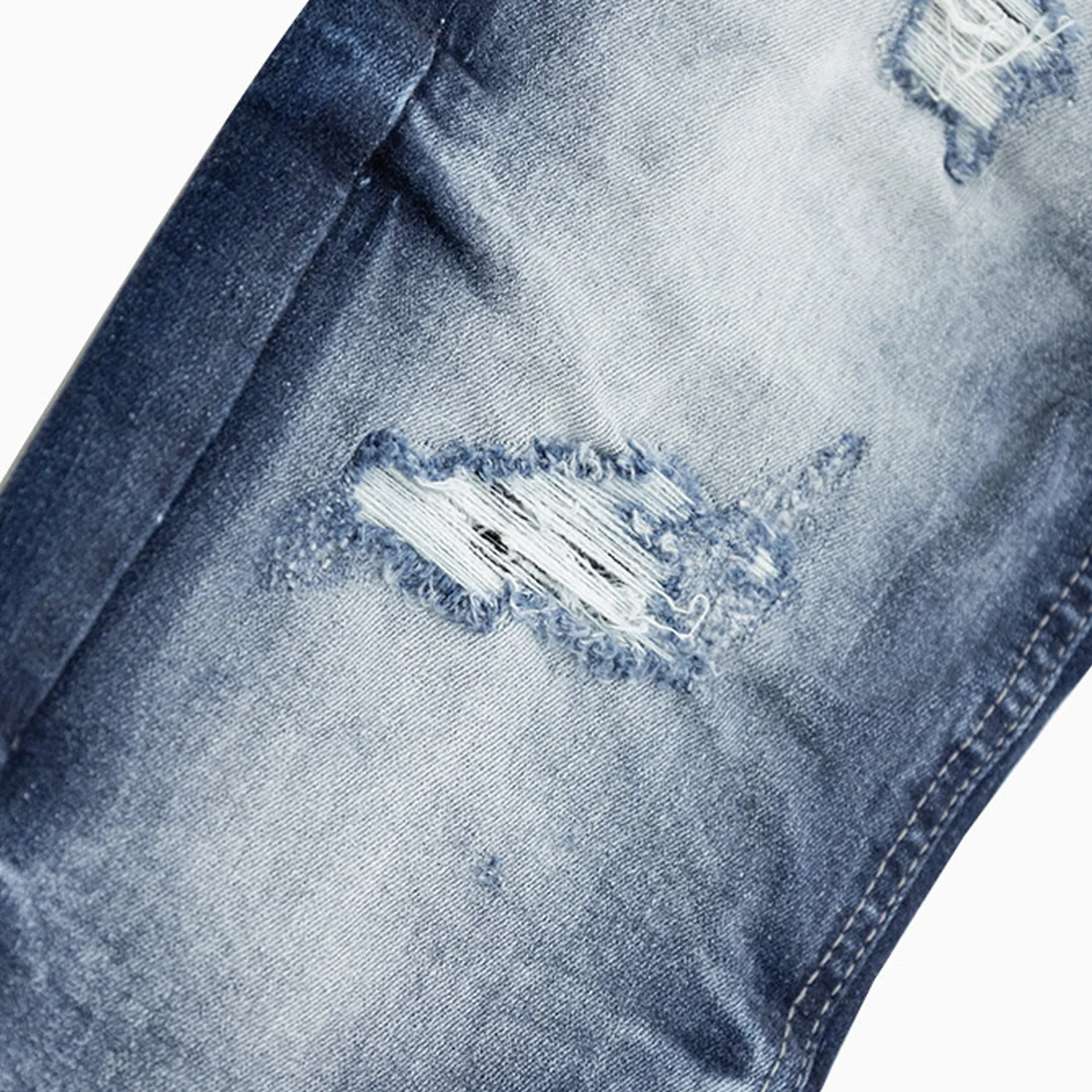 Men's Heavy Denim Blue Wash Jeans Denim Pant - Image 3