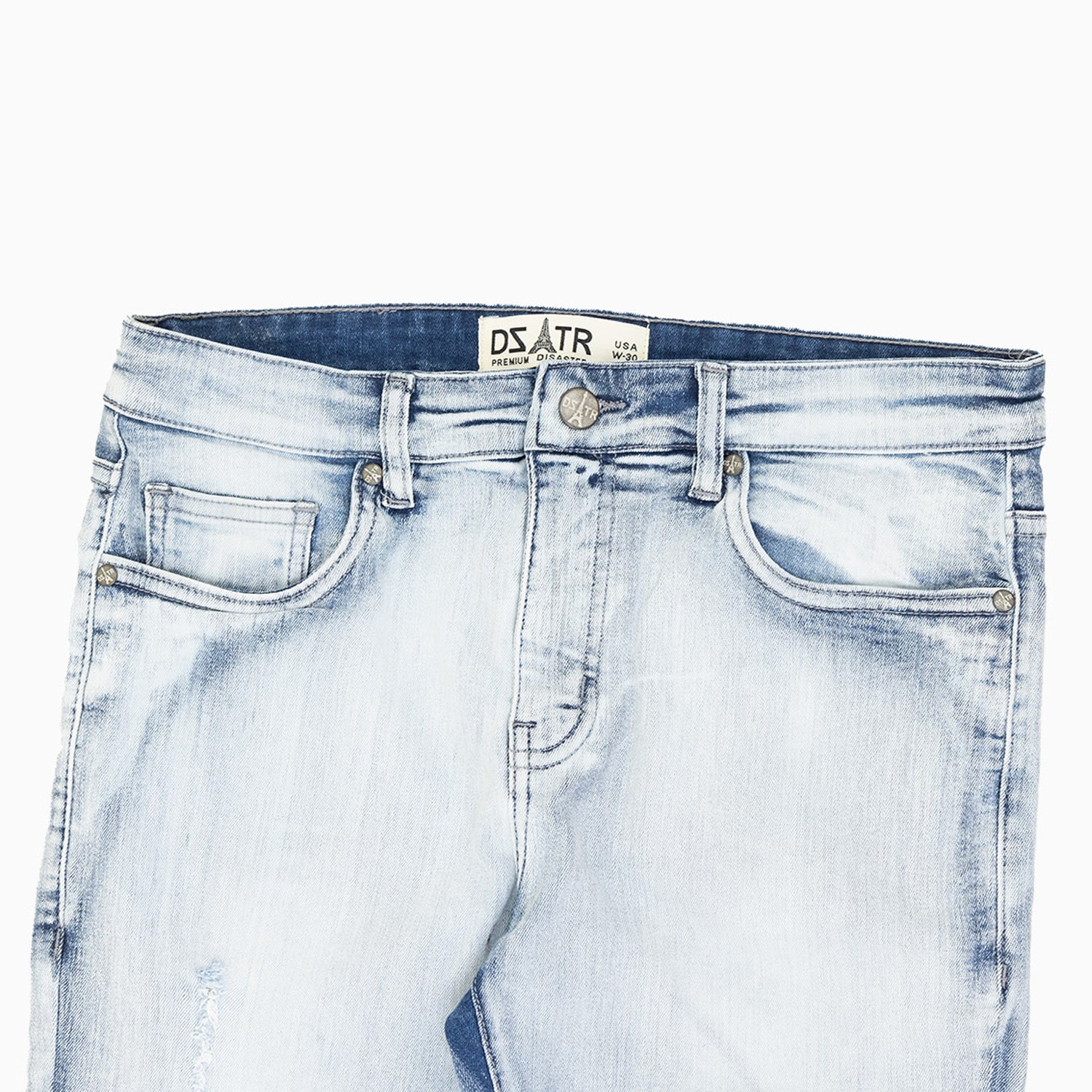 Men's Light Blue Skinny Denim Pant - Image 4
