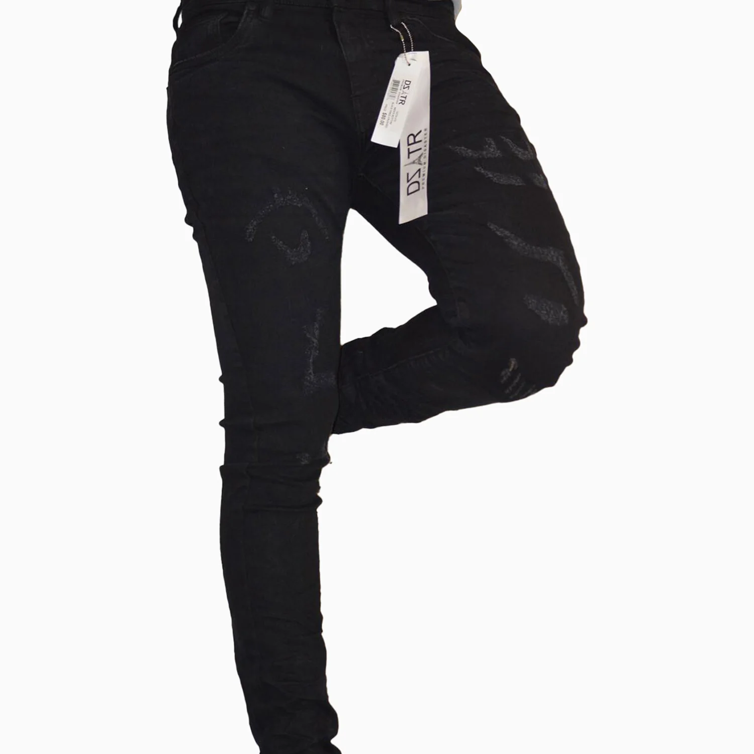 Men's Premium Knee Crushed Denim Pant - Image 3