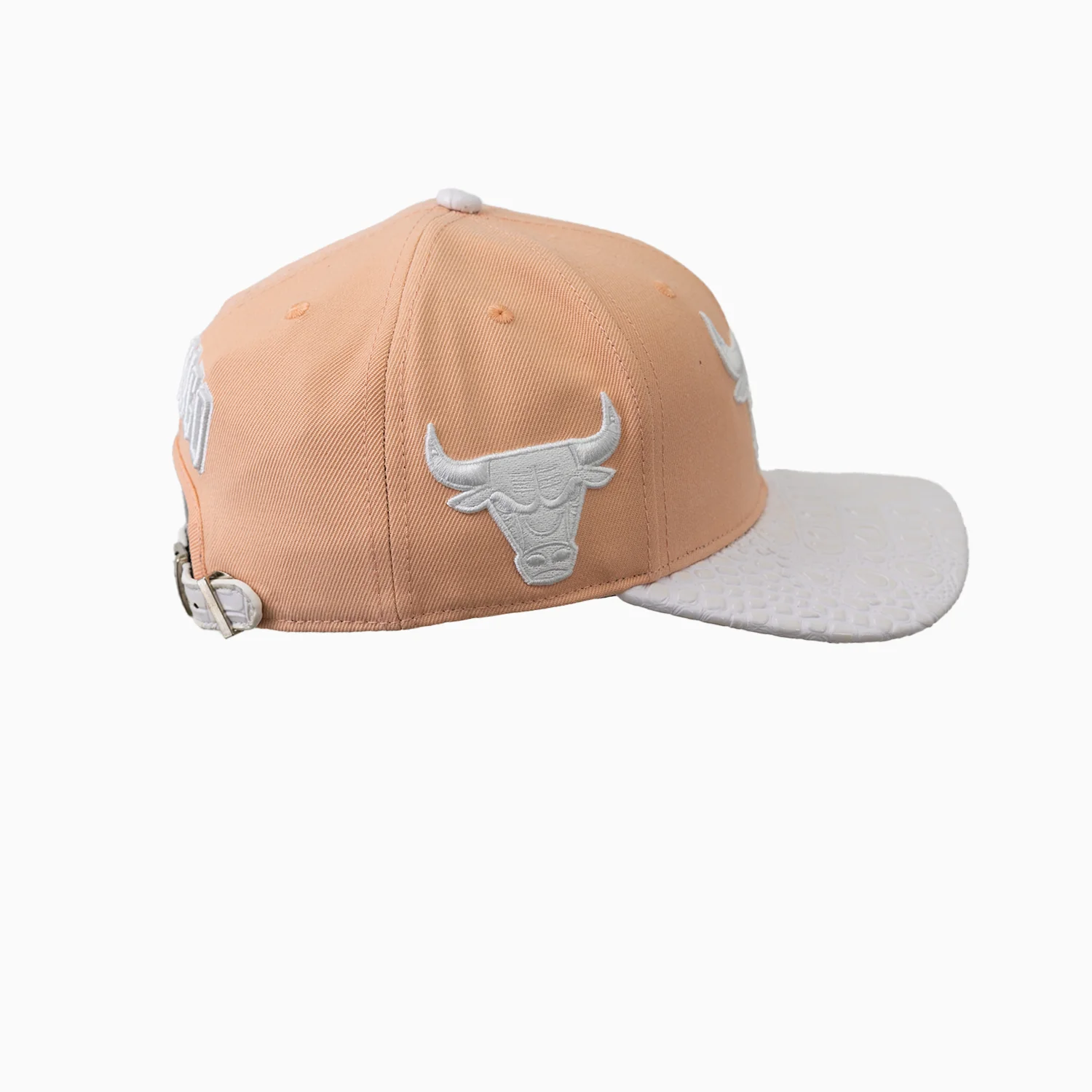 Chicago Bulls NBA Leather Visor Hat - Image 3