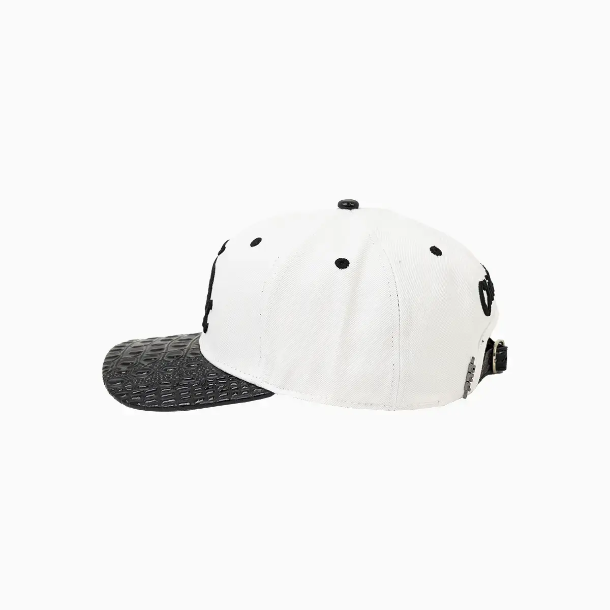 Chicago White Sox MLB Leather Visor Snapback Hat - Image 4
