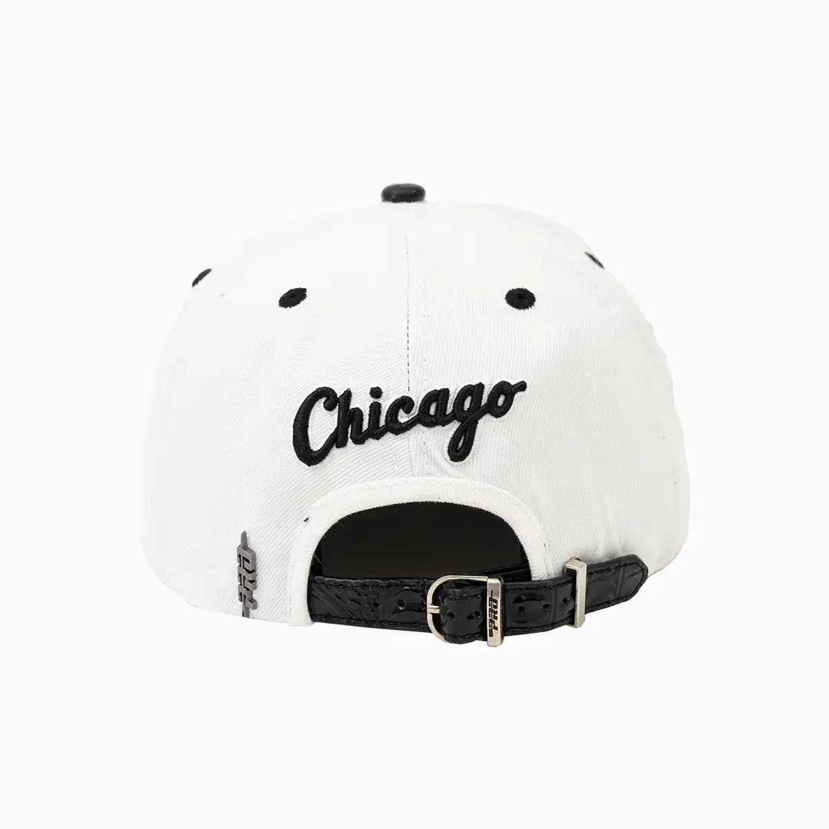 Chicago White Sox MLB Leather Visor Snapback Hat - Image 6