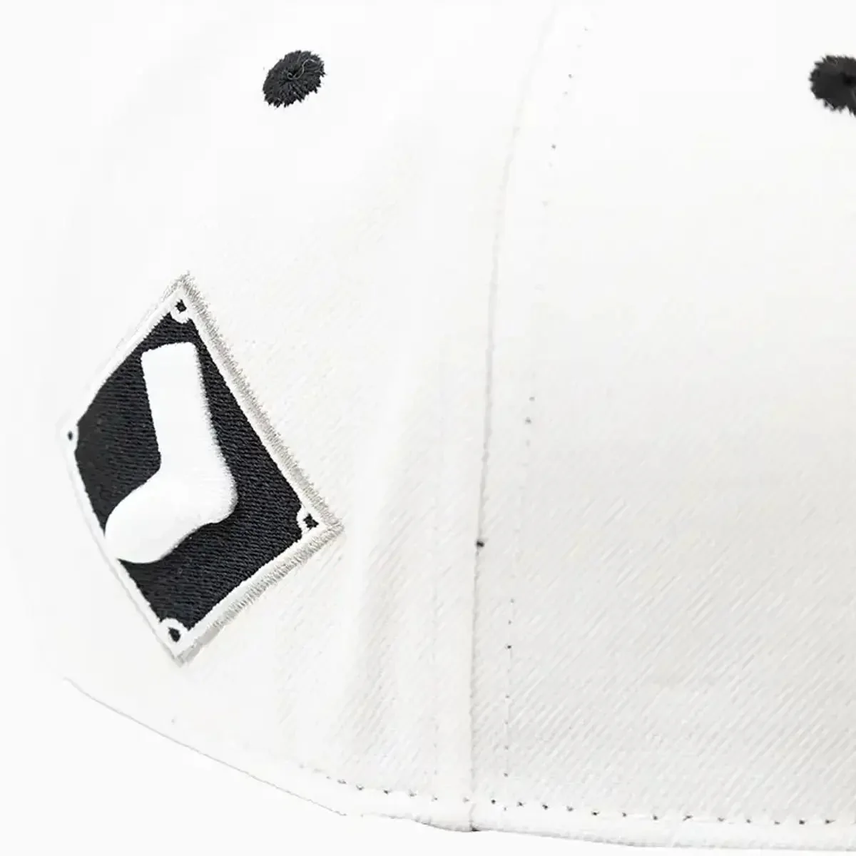 Chicago White Sox MLB Leather Visor Snapback Hat - Image 7