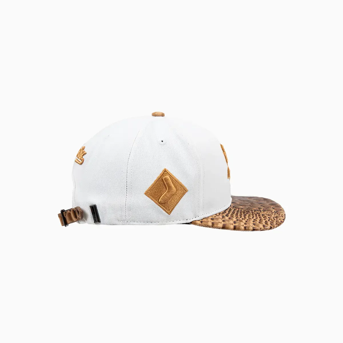 Chicago White Sox MLB Leather Wool Strapback Hat - Image 3