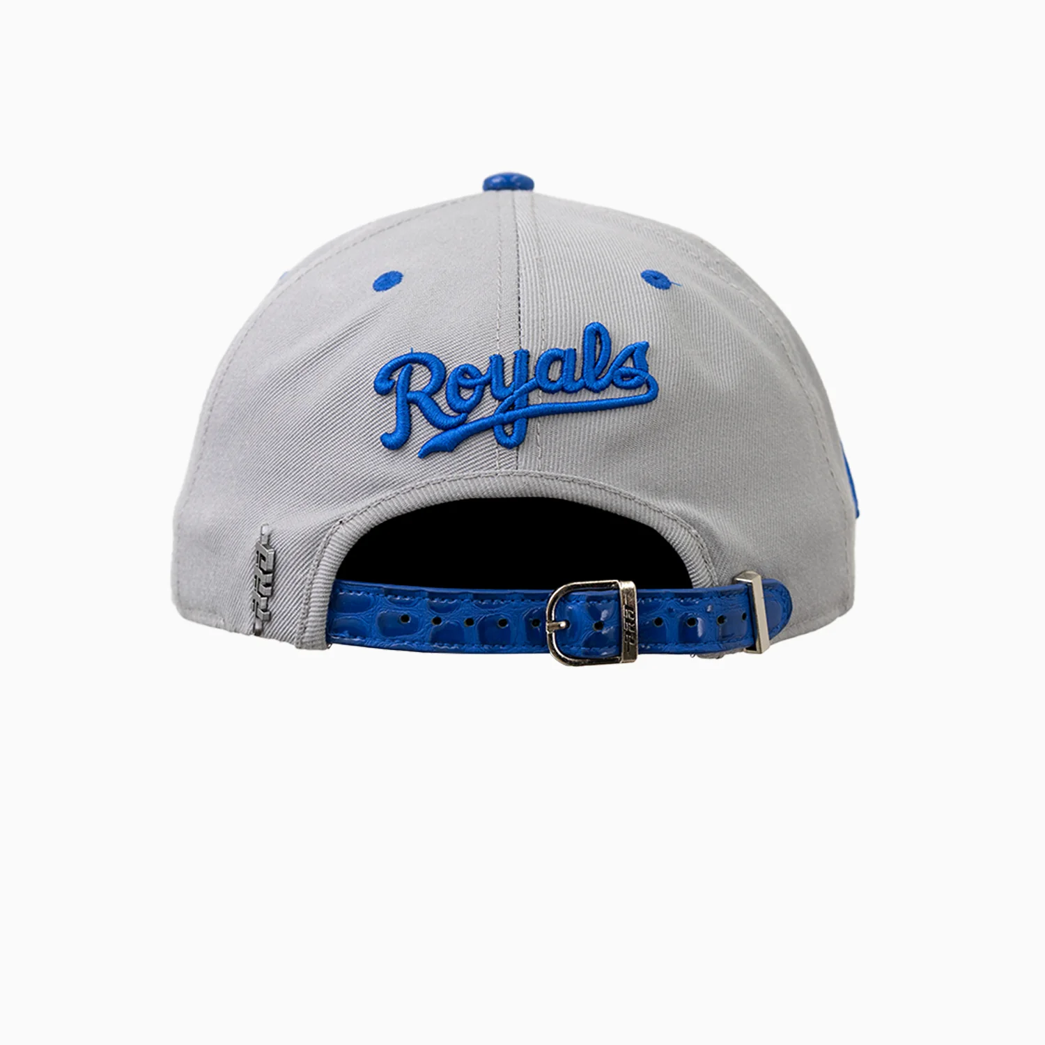 Kansas City Royals MLB Leather Visor Strapback Hat - Image 2
