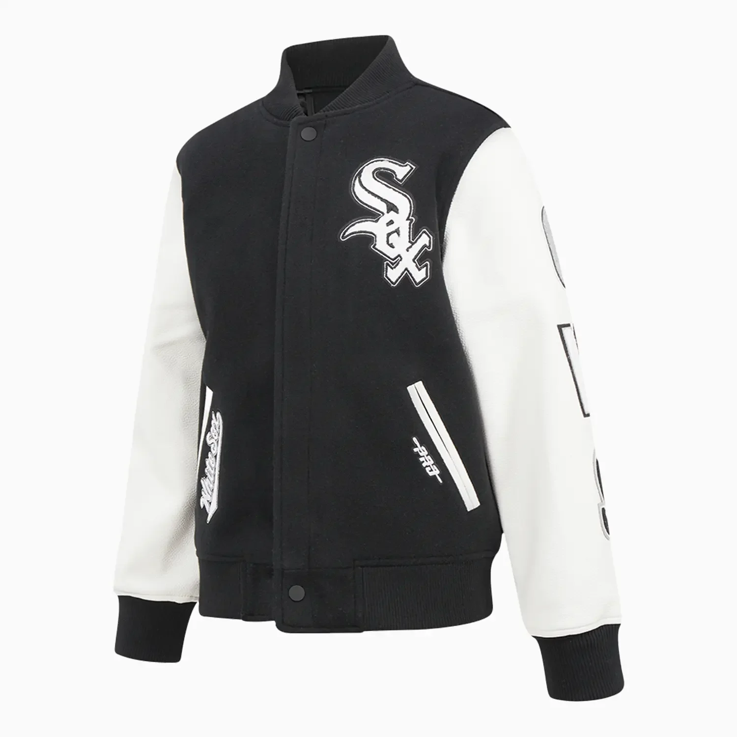 Kid's Chicago White Sox MLB Classic Wool Varsity Jacket - Image 3