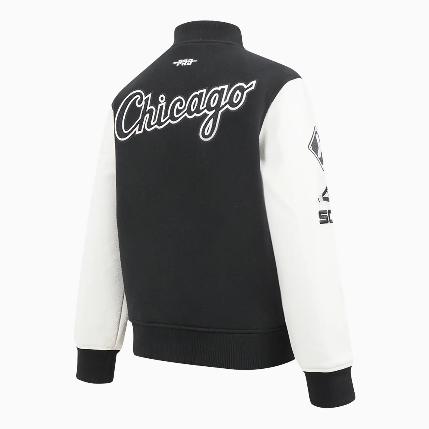 Kid's Chicago White Sox MLB Classic Wool Varsity Jacket - Image 4