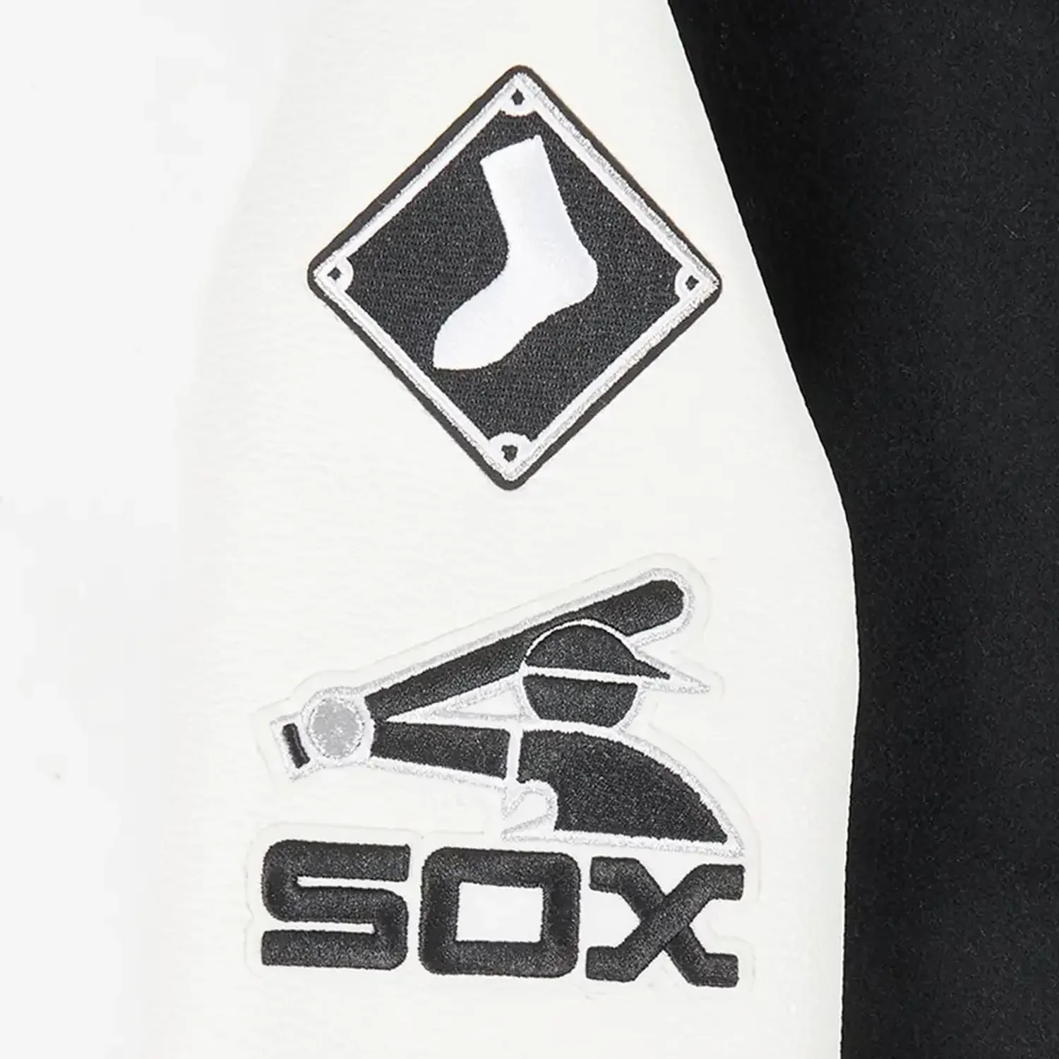 Kid's Chicago White Sox MLB Classic Wool Varsity Jacket - Image 6