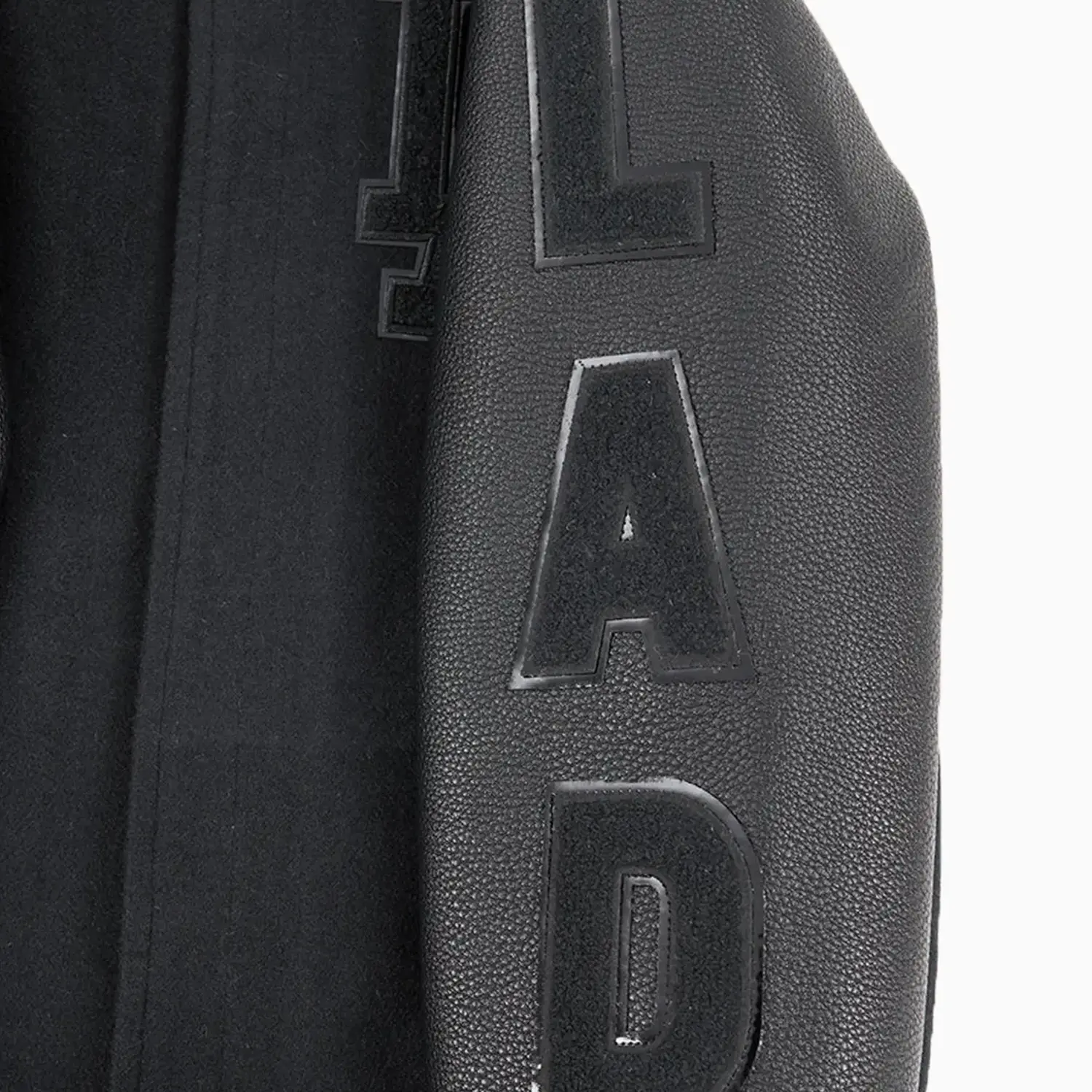 Kid's Los Angeles Dodgers MLB Triple Black Wool Varsity Jacket - Image 6