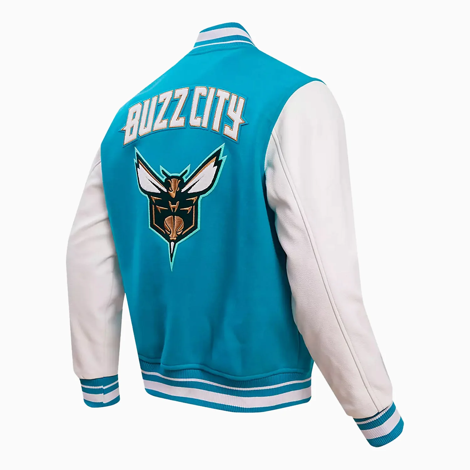 Men's Charlotte Hornets NBA Varsity Jacket - Image 2