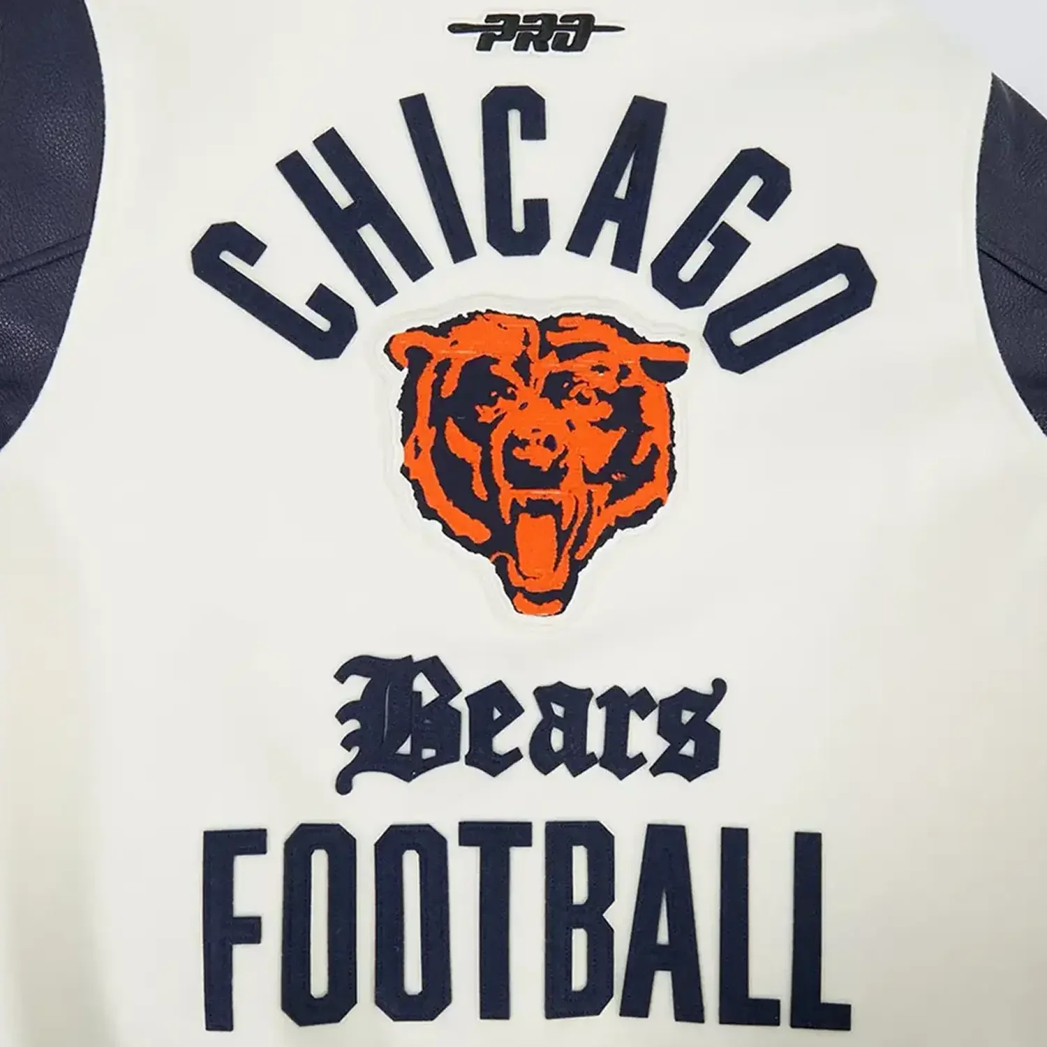 Men's Chicago Bears Original Rib Wool Varsity Jacket - Image 3