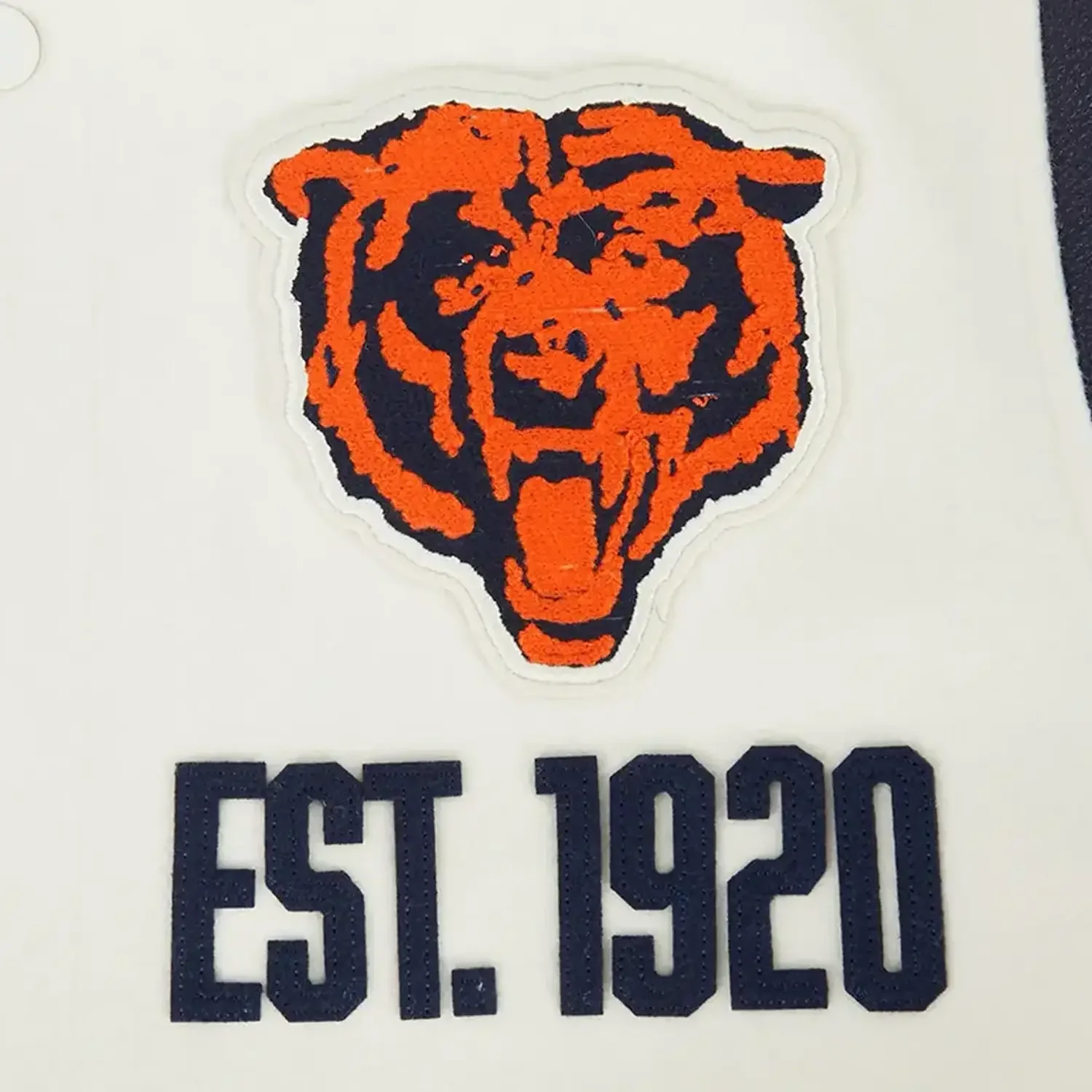 Men's Chicago Bears Original Rib Wool Varsity Jacket - Image 4