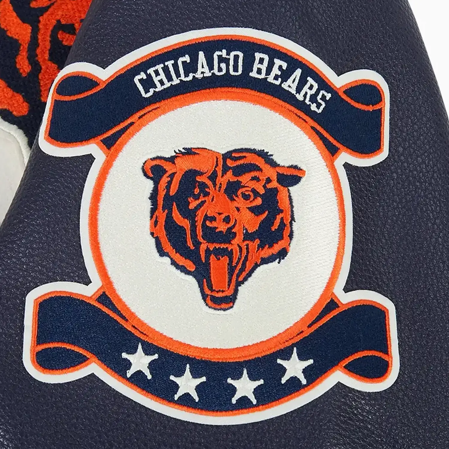 Men's Chicago Bears Original Rib Wool Varsity Jacket - Image 6