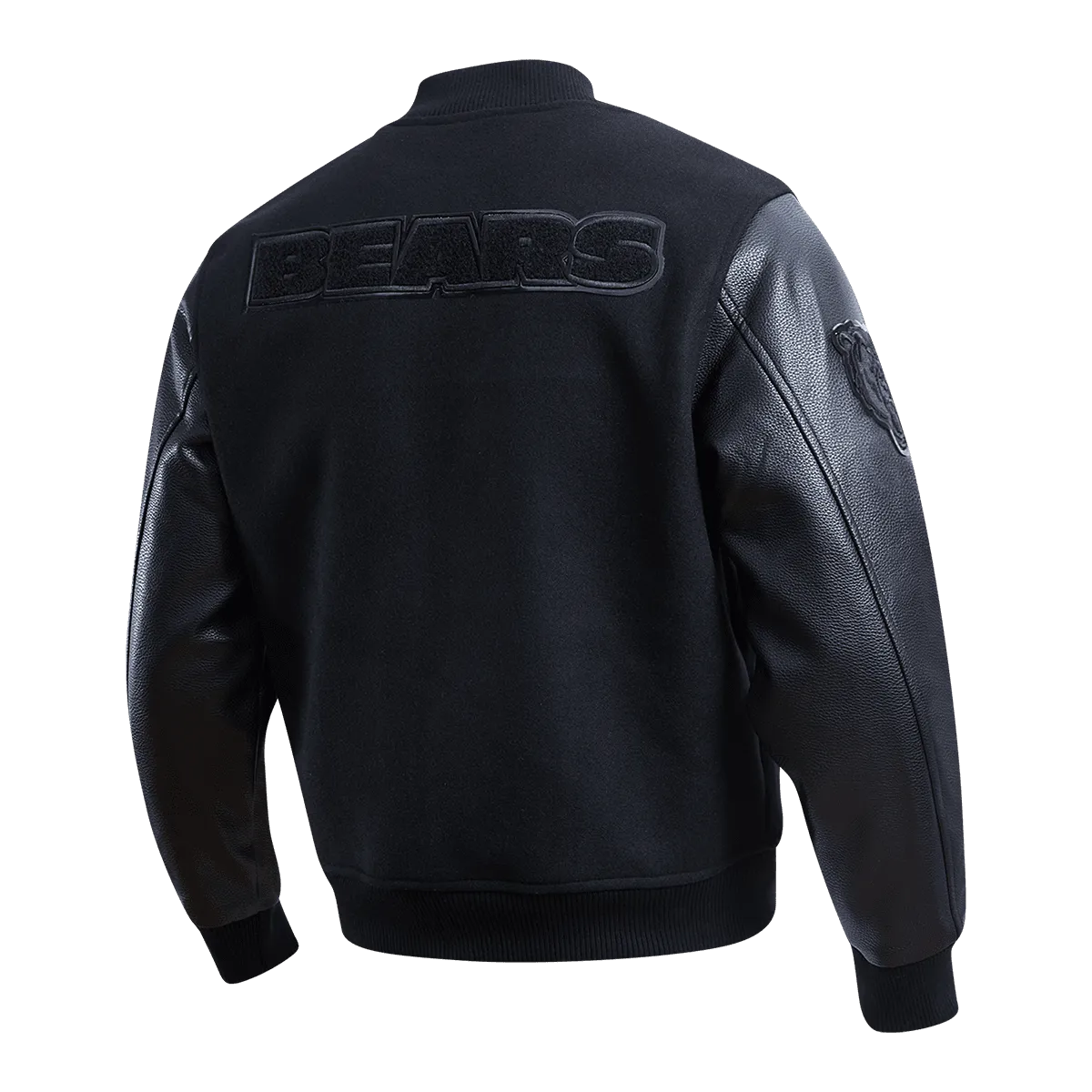 Men's Chicago Bears Triple Logo Varsity Jacket - Image 2