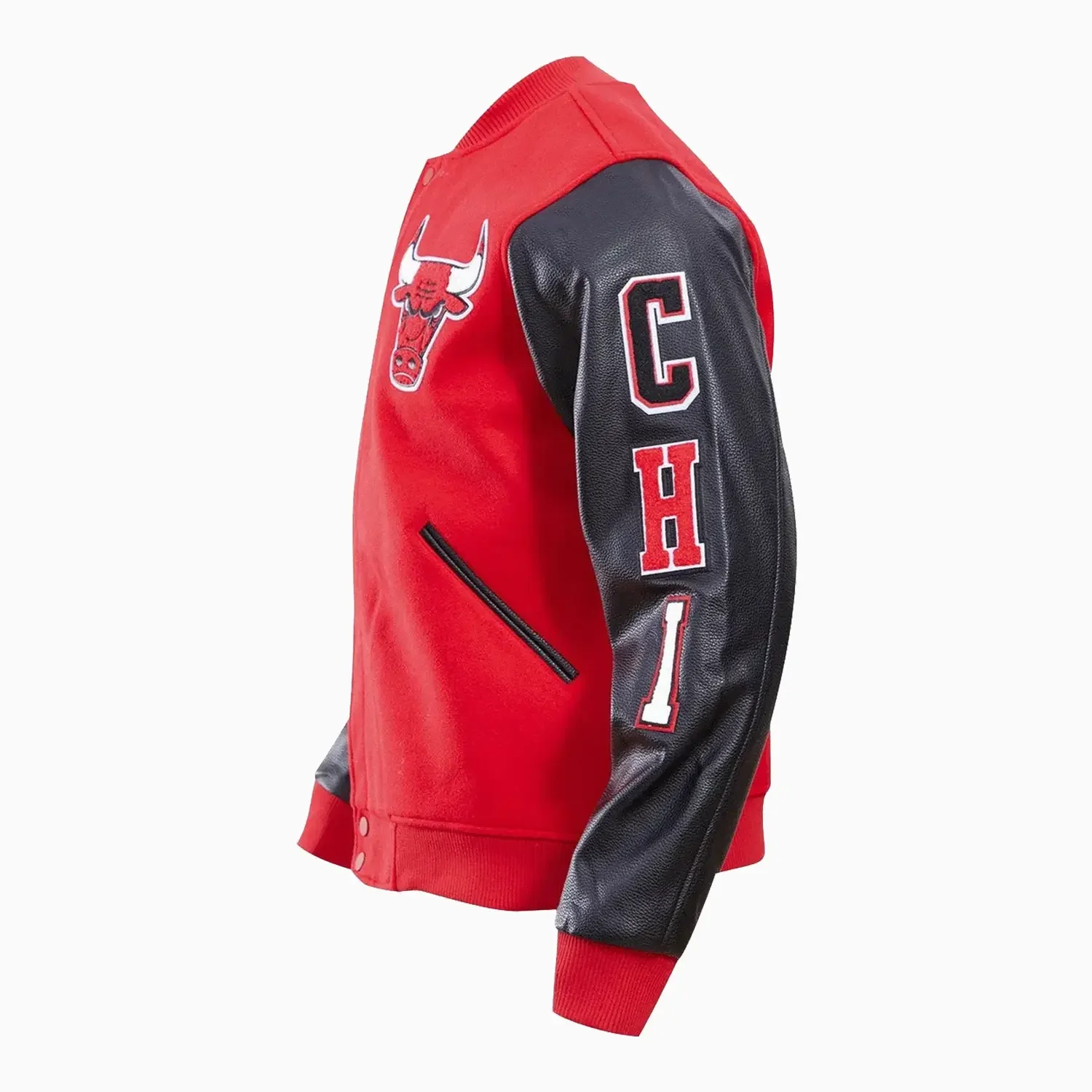 Men's Chicago Bulls Logo Varsity Jacket - Image 5
