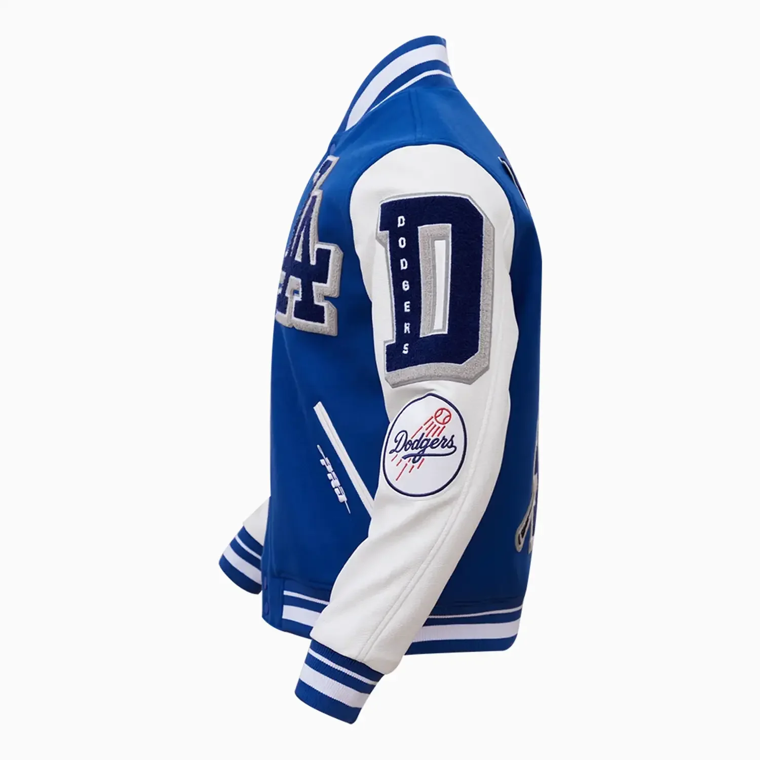 Men's Los Angeles Dodgers MLB Mashup Varsity Jacket - Image 4