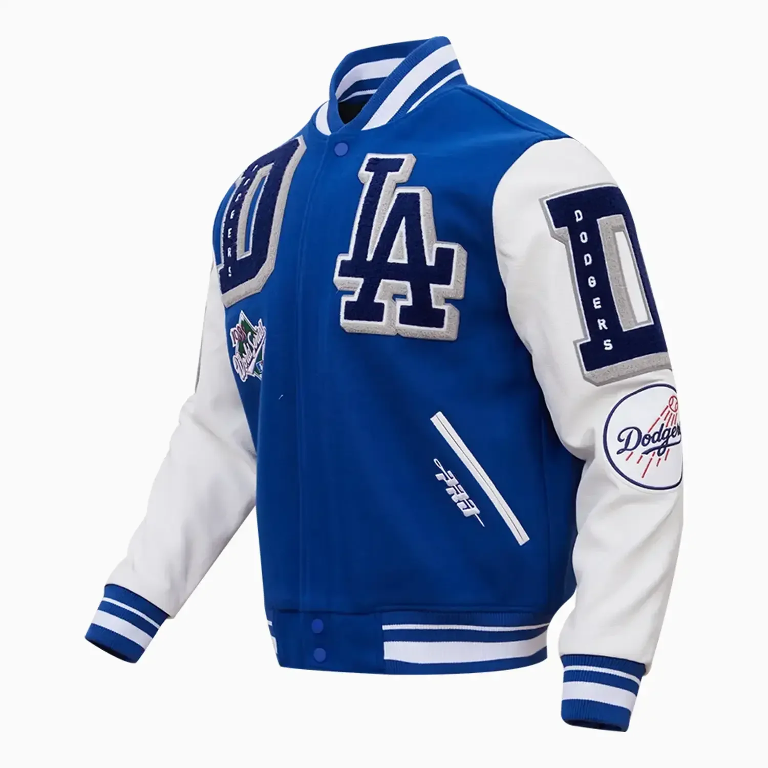 Men's Los Angeles Dodgers MLB Mashup Varsity Jacket - Image 5