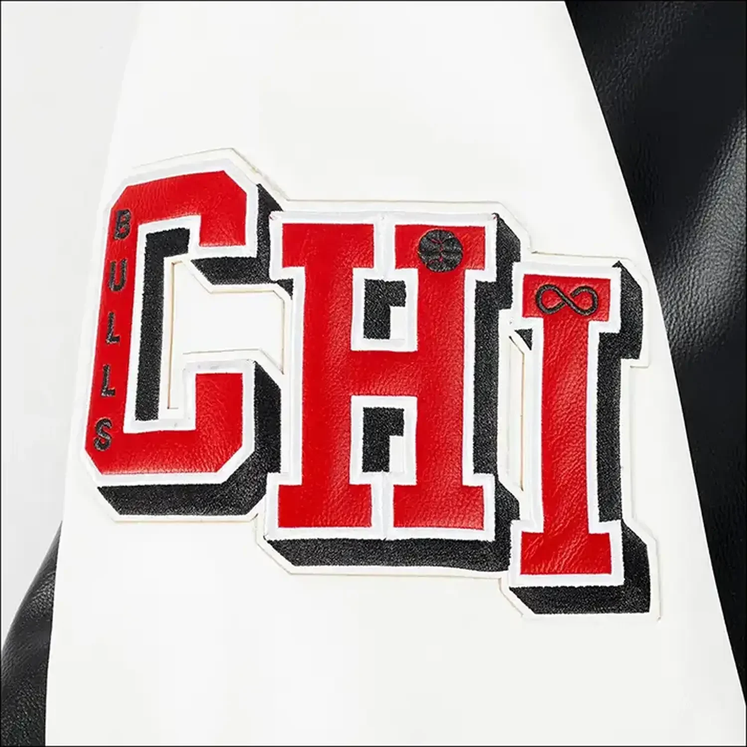 Men's NBA Chicago Bulls City Signatures Leather Varsity Jacket - Image 11