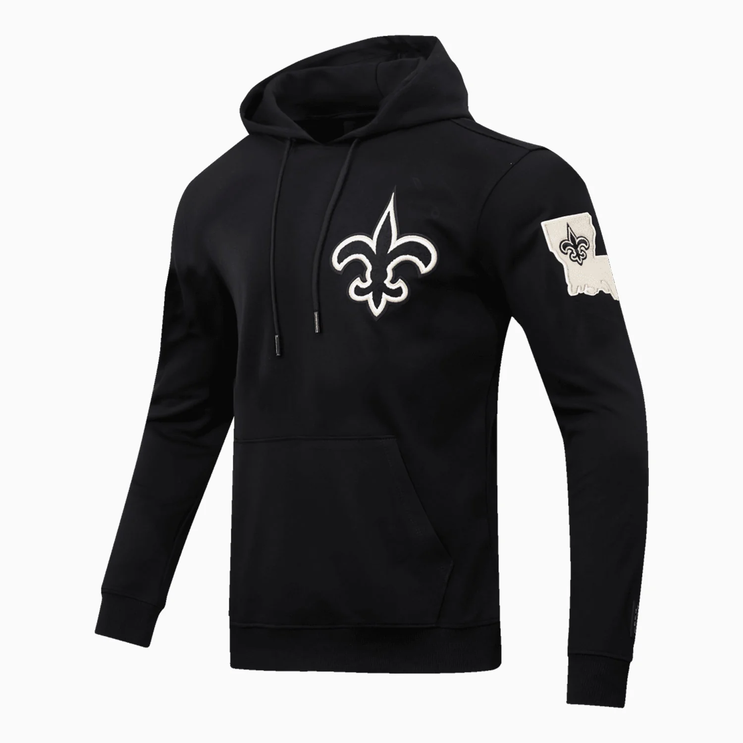 Men's New Orleans Saints Classic Chenille Pull Over Hoodie - Image 3