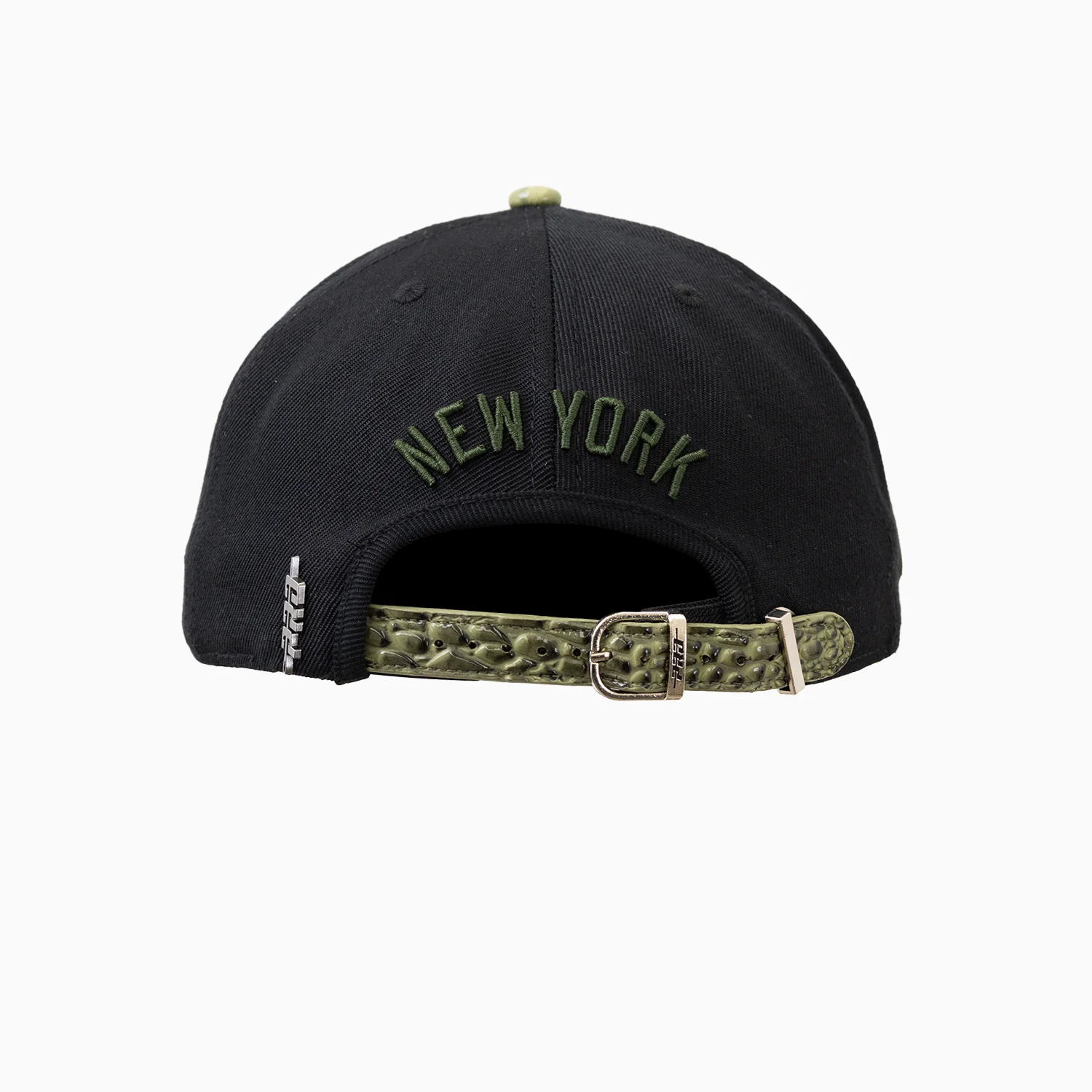 New York Yankees MLB Leather Visor Strapback Hat - Image 2