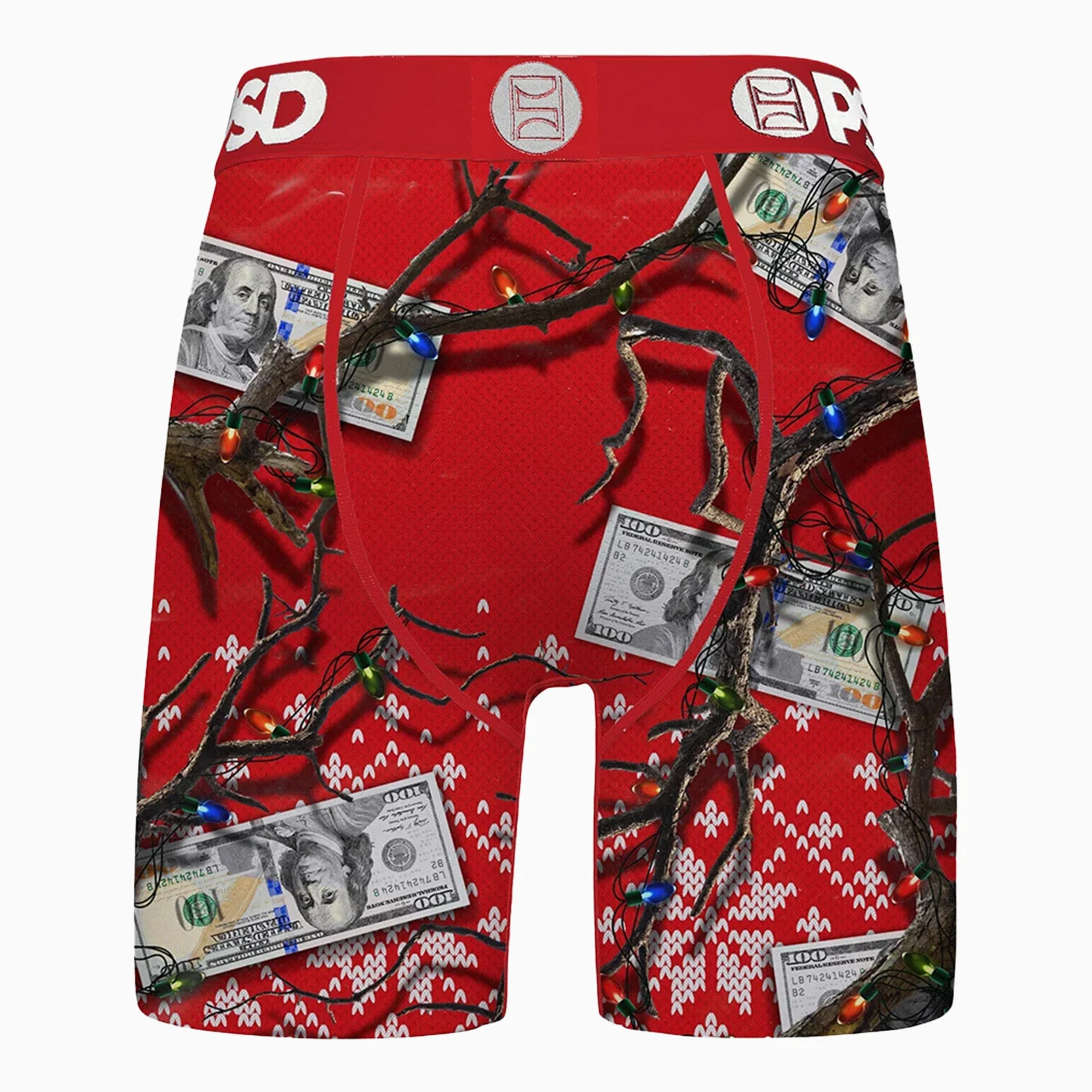 Men's Christmas Tree Brief Boxer - Image 2
