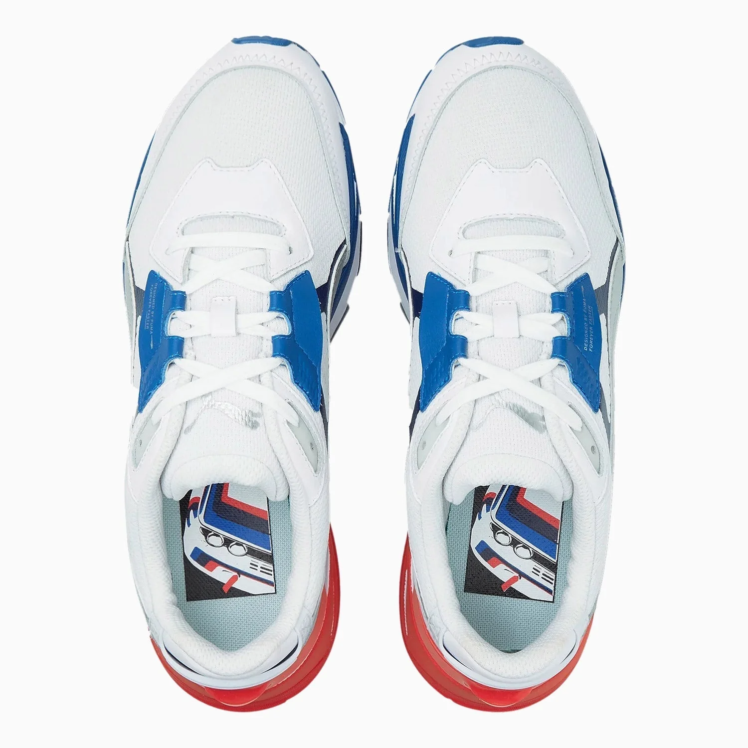 Men's BMW Motorsport x Mirage Sport "White Silver Strong Blue" - Image 5