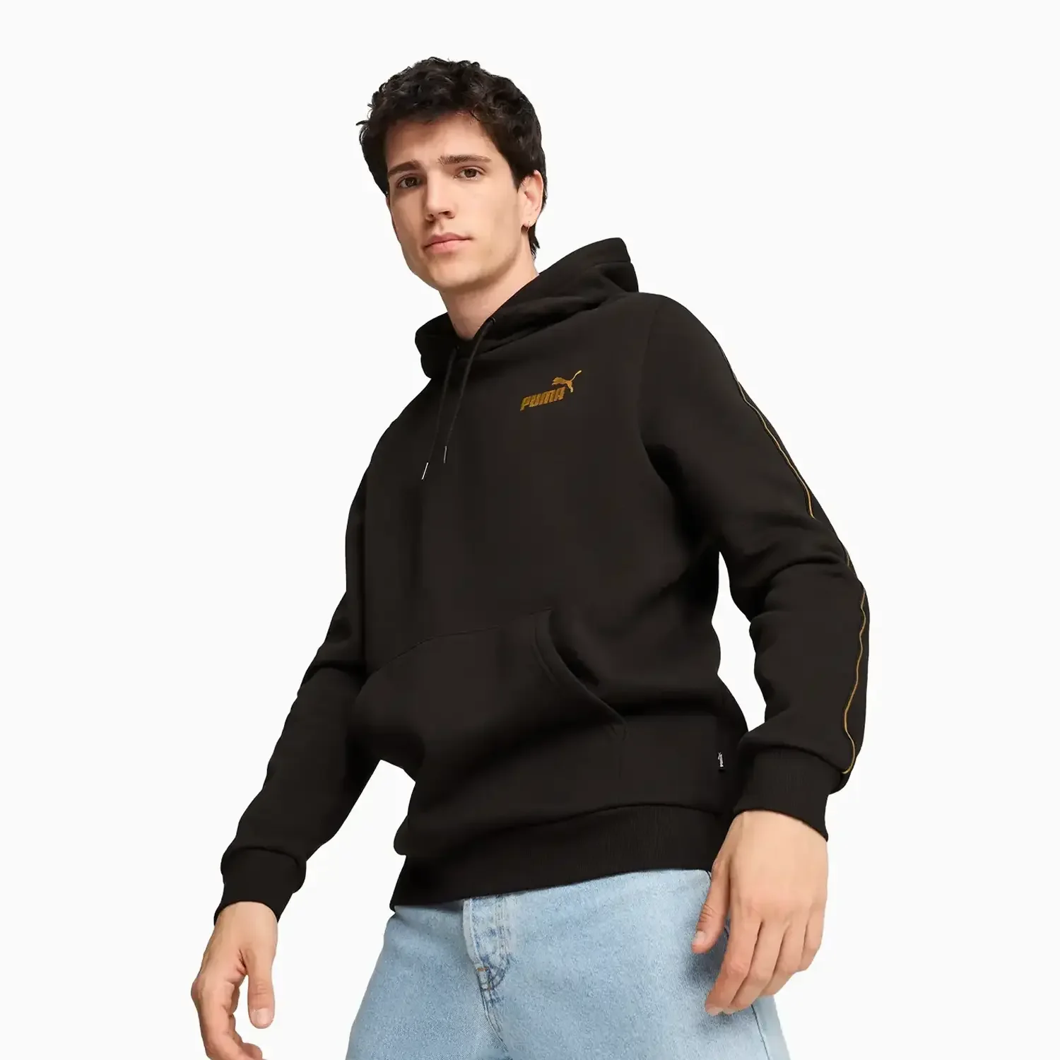 Men's ESS Tape Minimal Gold Outfit - Image 2