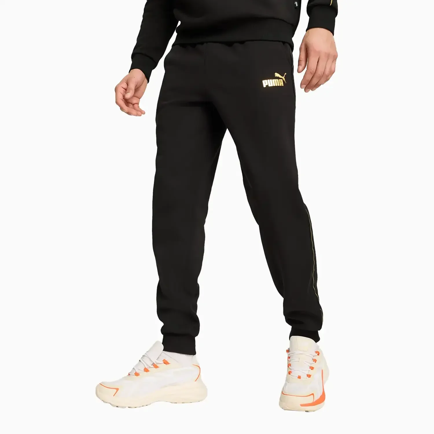 Men's ESS Tape Minimal Gold Outfit - Image 3