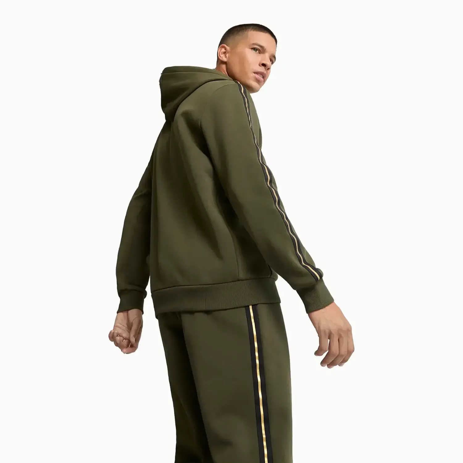 Men's ESS Tape Minimal Gold Outfit - Image 4