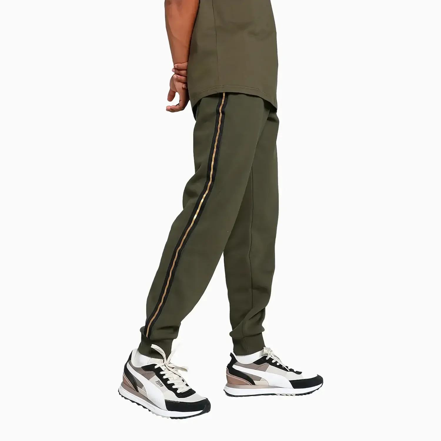 Men's ESS Tape Minimal Gold Outfit - Image 5