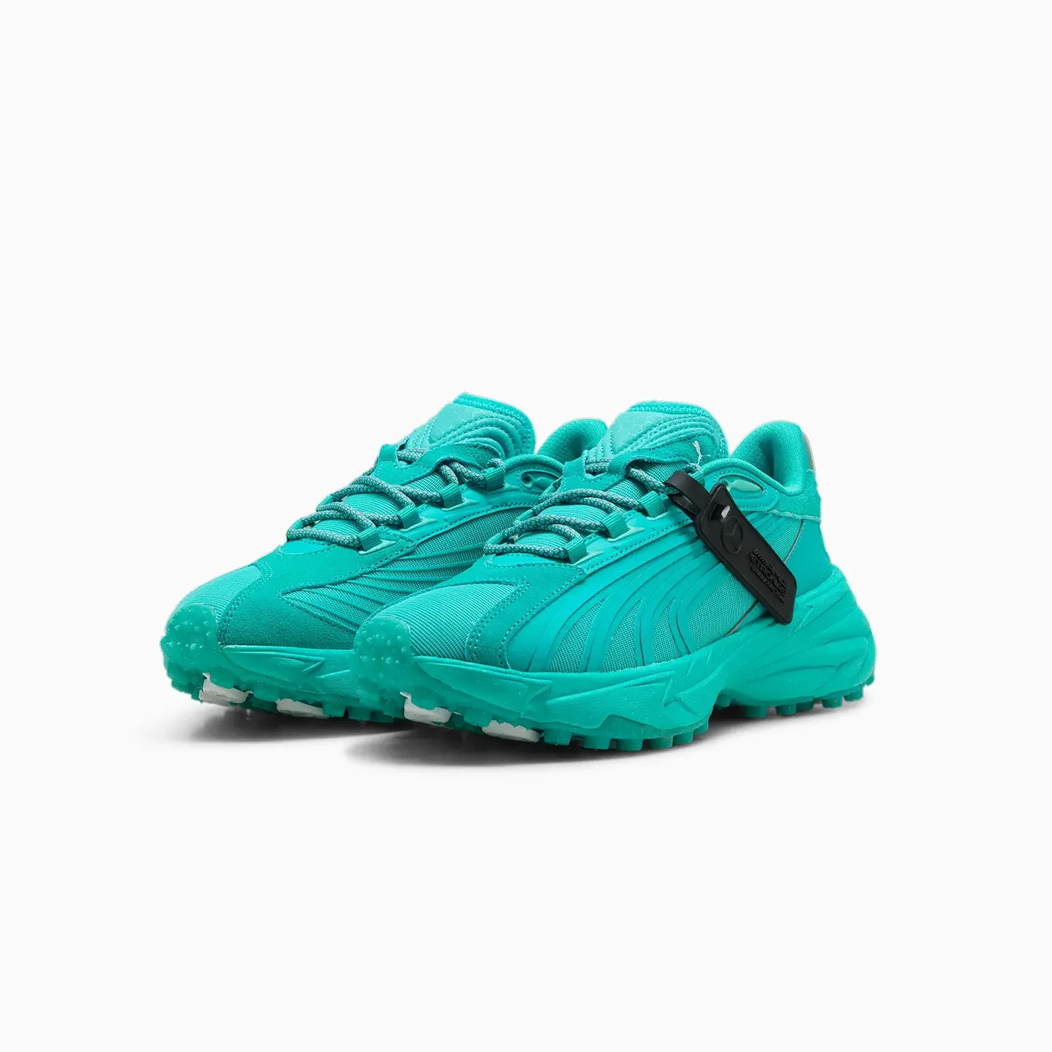 Mercedes-AMG Petronas F1 x Men's Spirex "Sheen Green" Sneakers - Image 4
