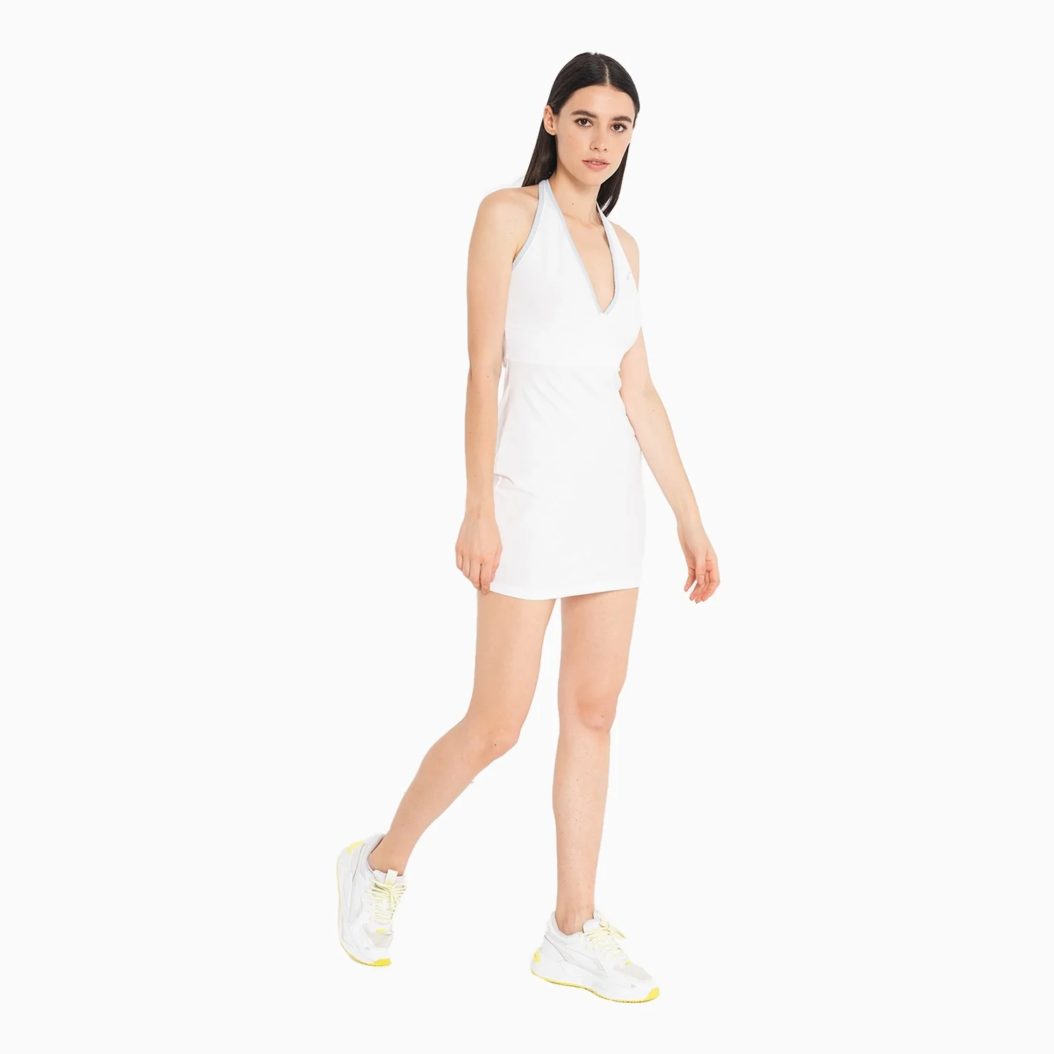 Women's Classic Halterneck Dress - Image 3