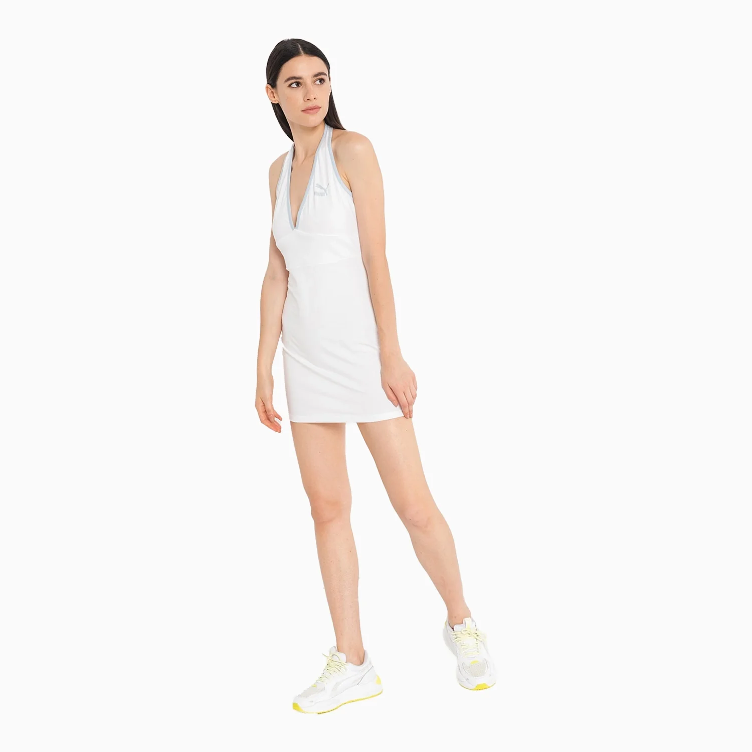 Women's Classic Halterneck Dress - Image 4