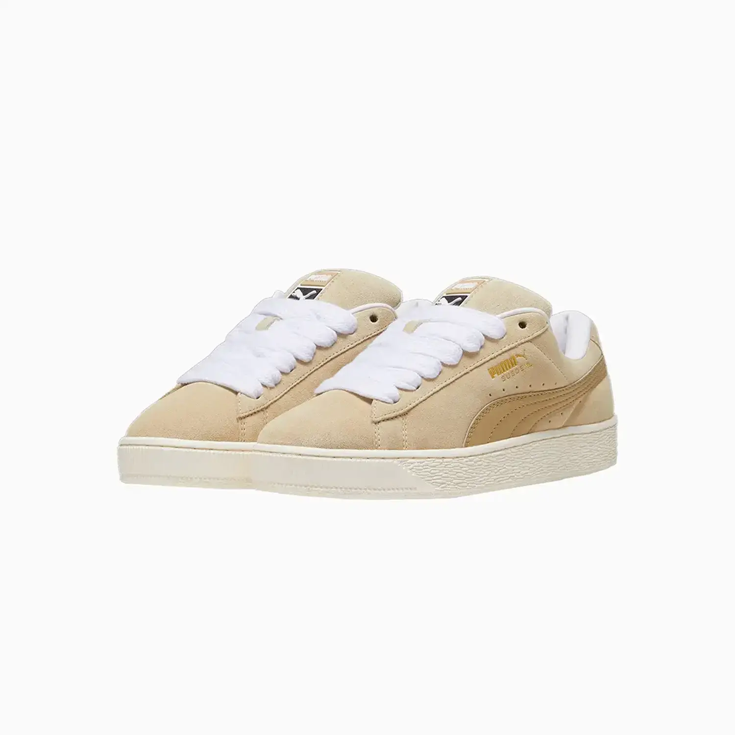 Women's Suede XL "Putty Warm White" Sneakers - Image 4
