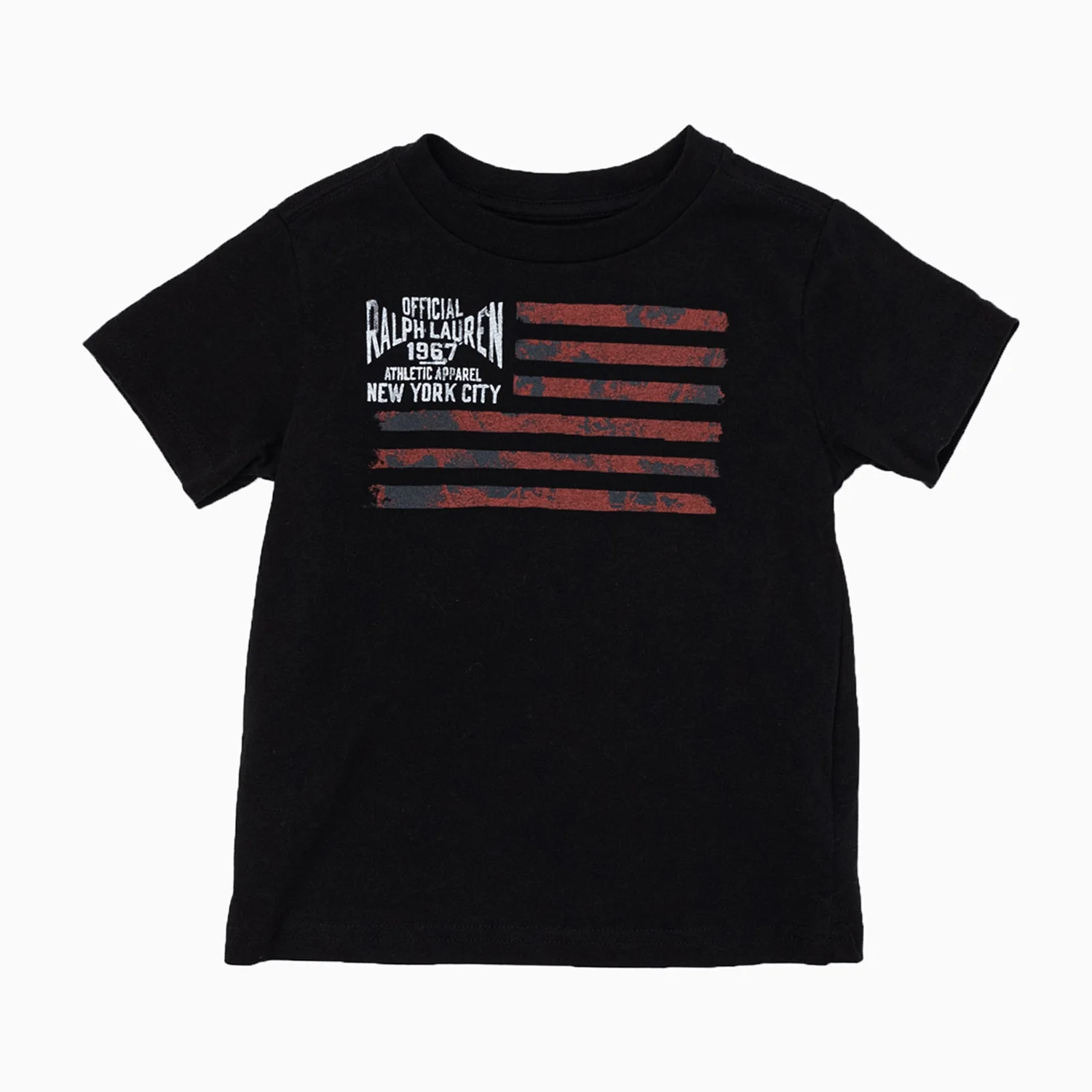Kid's Flag Graphic Short Sleeves T Shirt