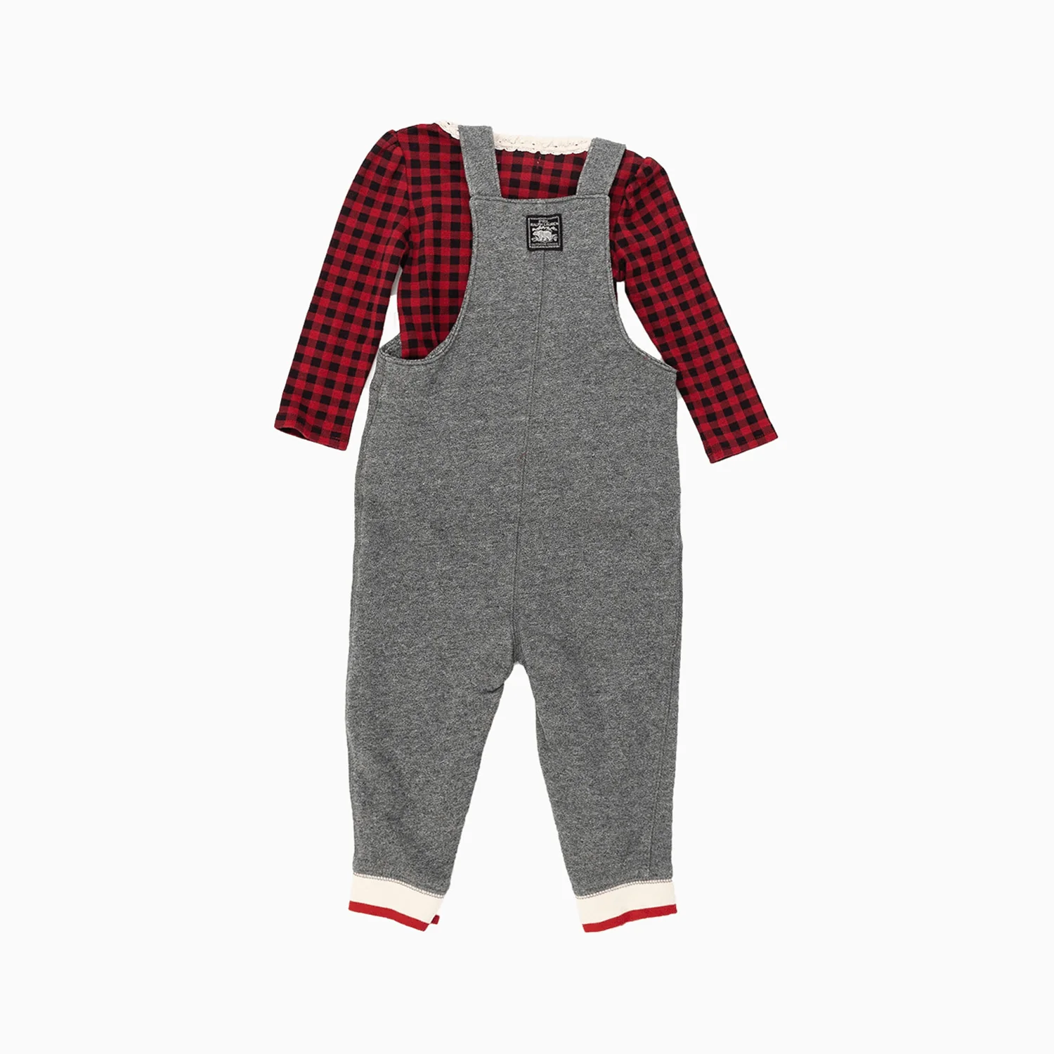 Kid's Jumper Printed 2 Piece Romper Set - Image 2