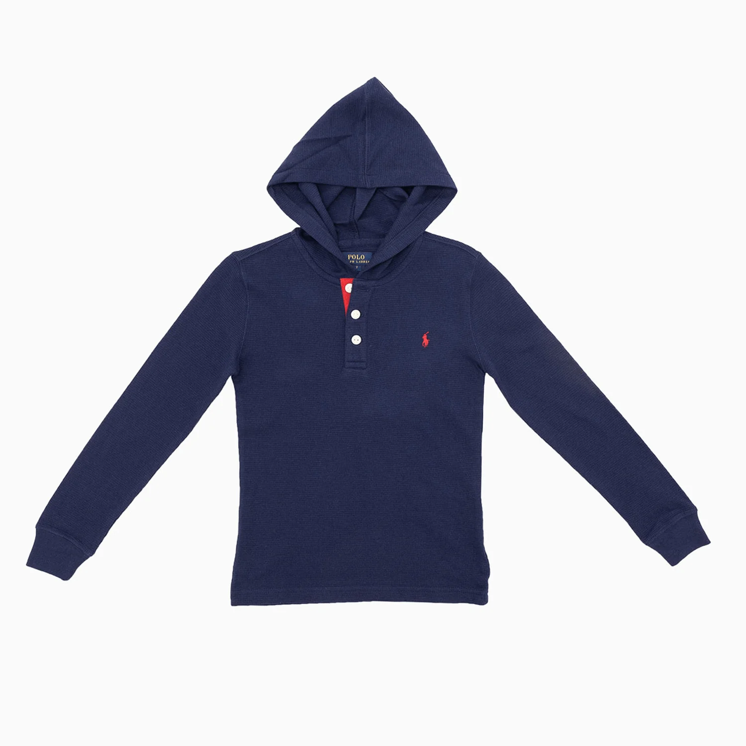 Kid's Waffle Pull Over Hoodie - Image 2
