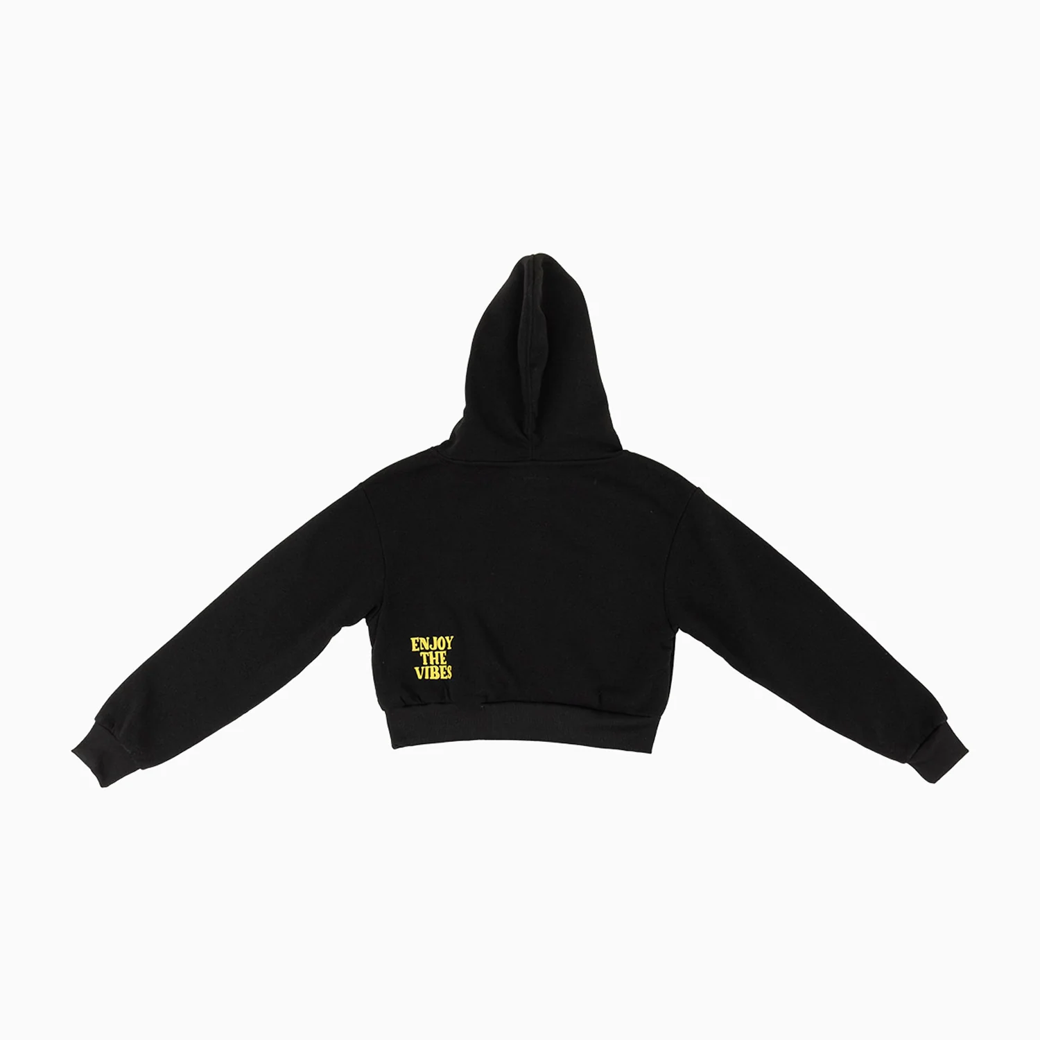 Women's Fleece Crop Graphic Pull Over Hoodie - Image 2