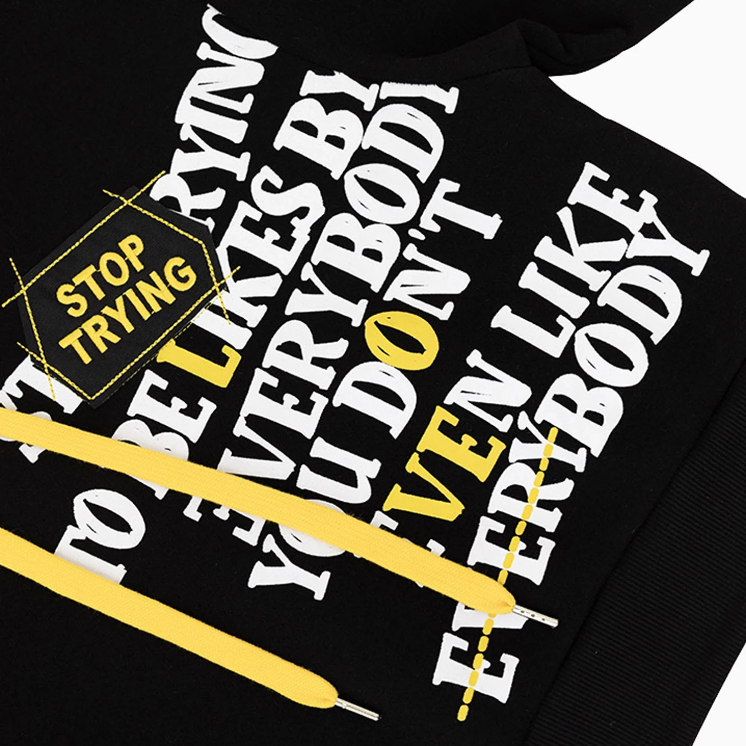 Women's Fleece Crop Graphic Pull Over Hoodie - Image 3
