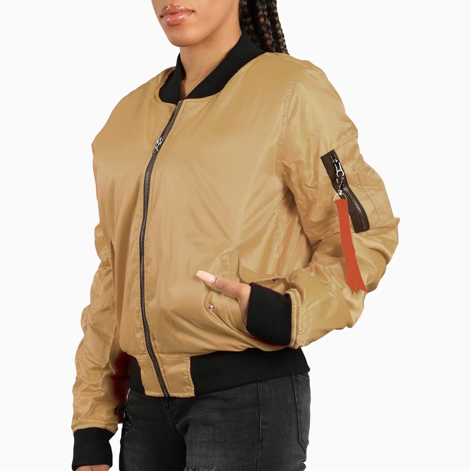 Women's MA1 Bomber Jacket - Image 3