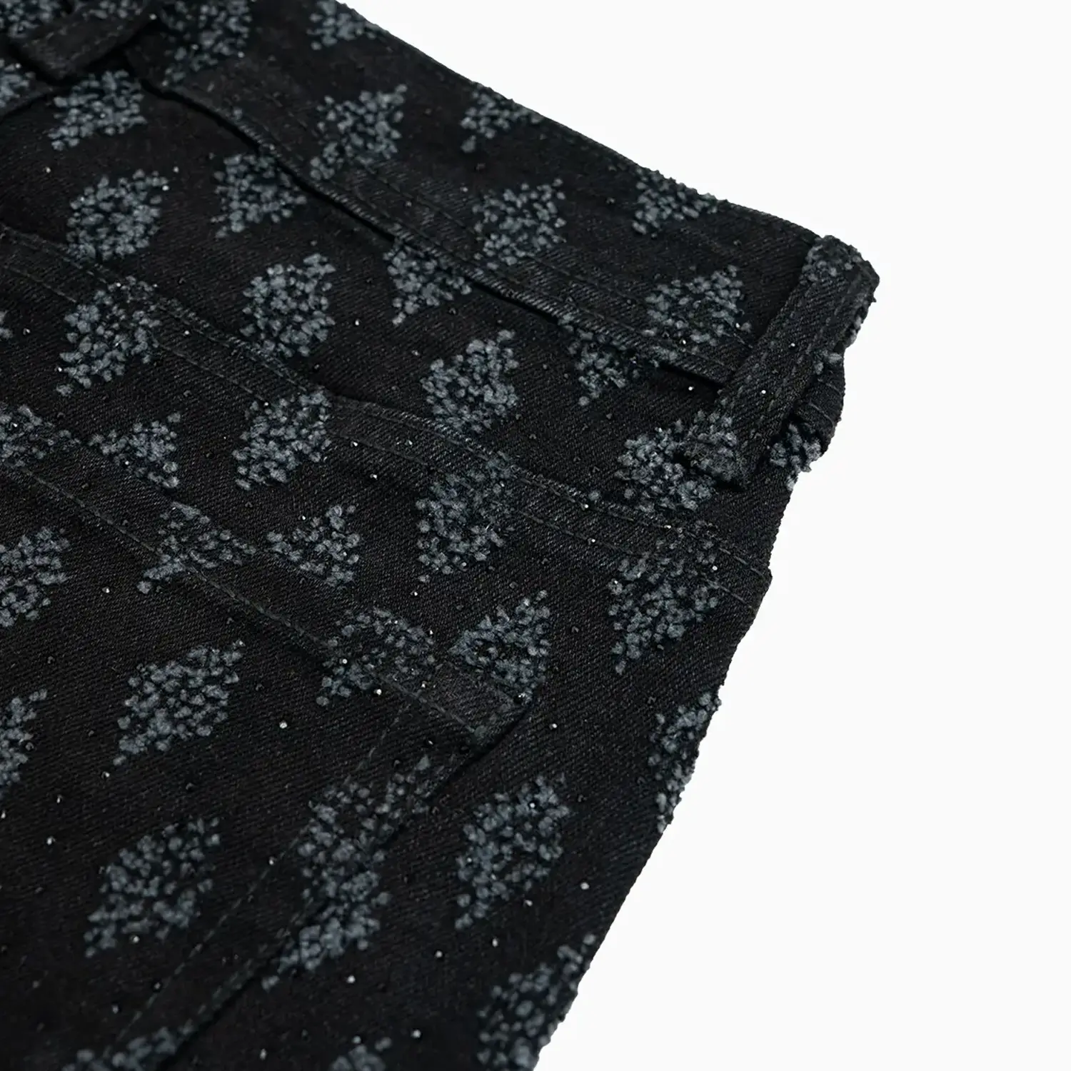 Women's Stacked King Rhinestone Denim Pant - Image 7