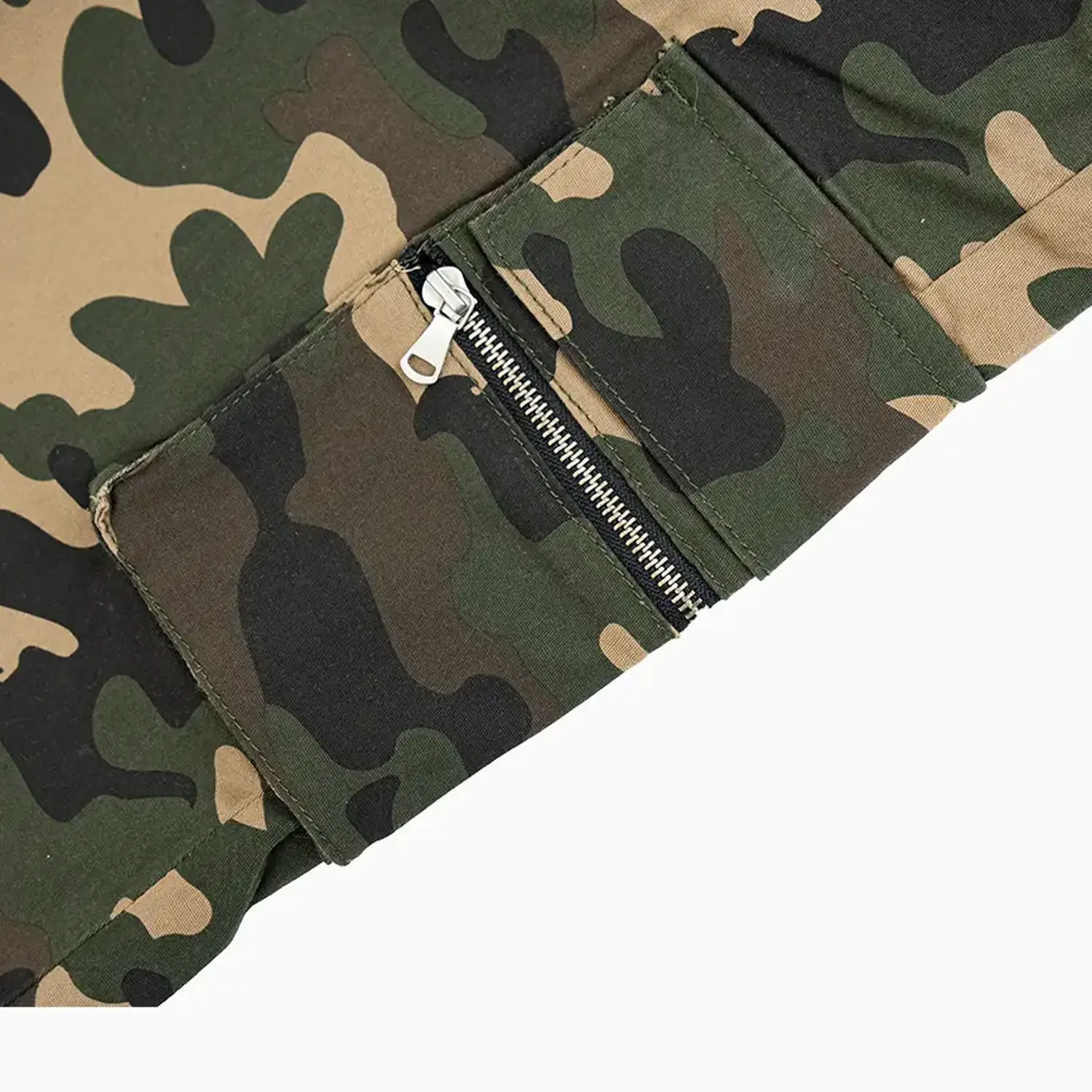 Women's Zipper Cargo Pocket Jogger Pant - Image 3