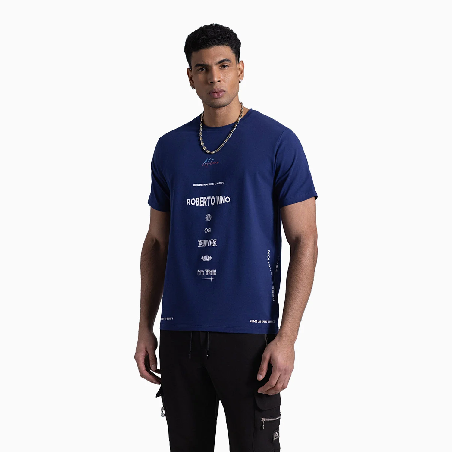 Men's Big Logo Crew Neck T Shirt - Image 2