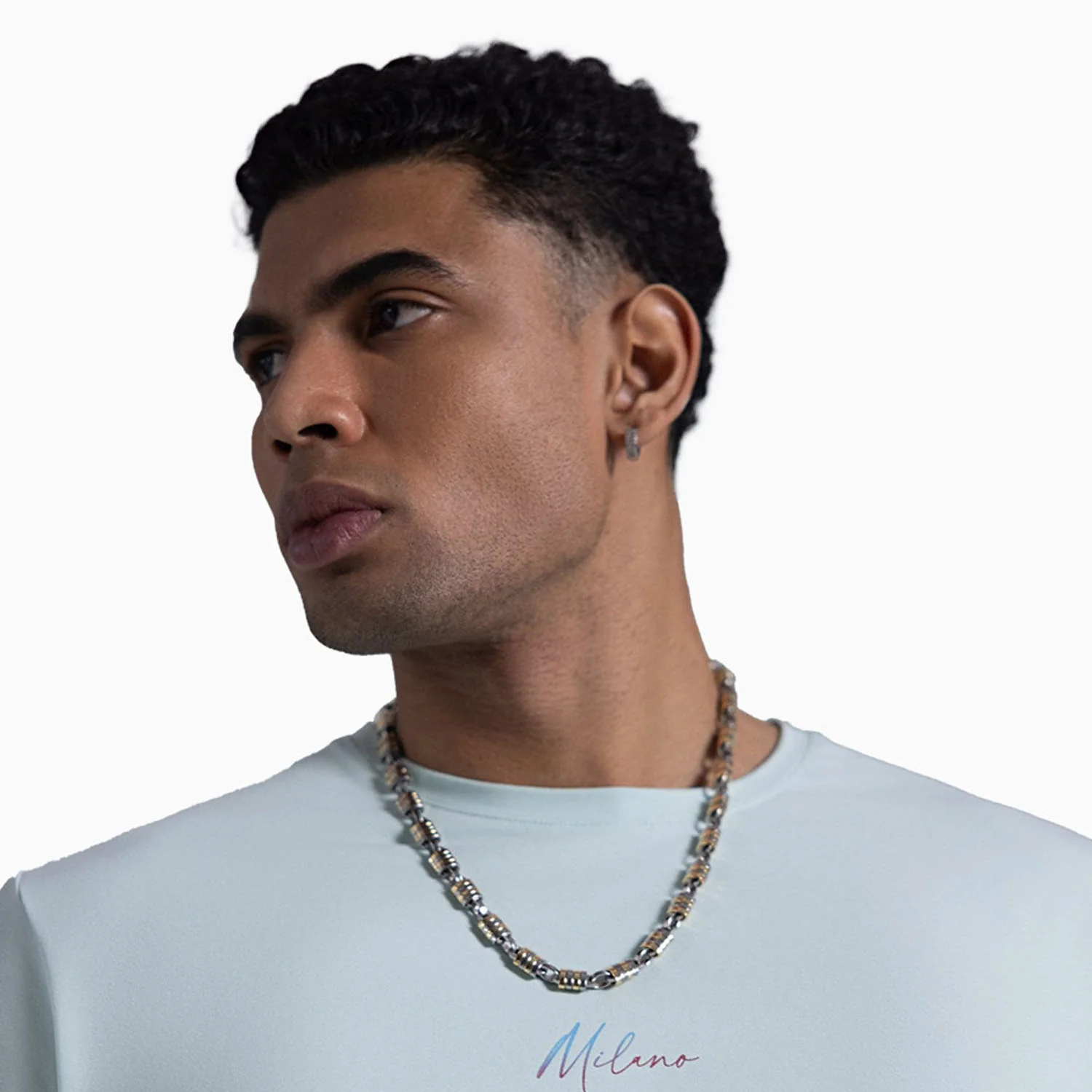 Men's Big Logo Crew Neck T Shirt - Image 4