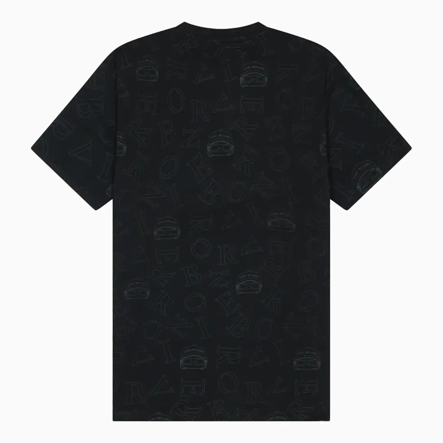 Men's Black All-Over Logo Print Co-Ord Set - Image 6