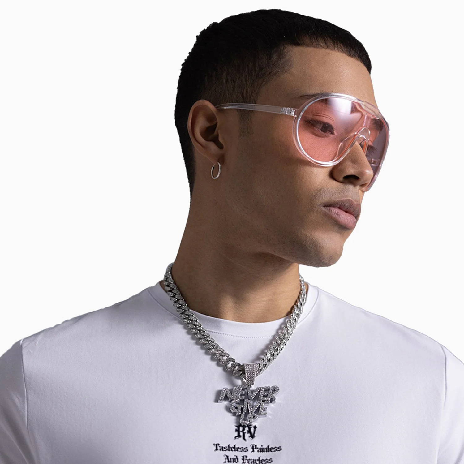 Men's Fearless Crew Neck T Shirt - Image 5