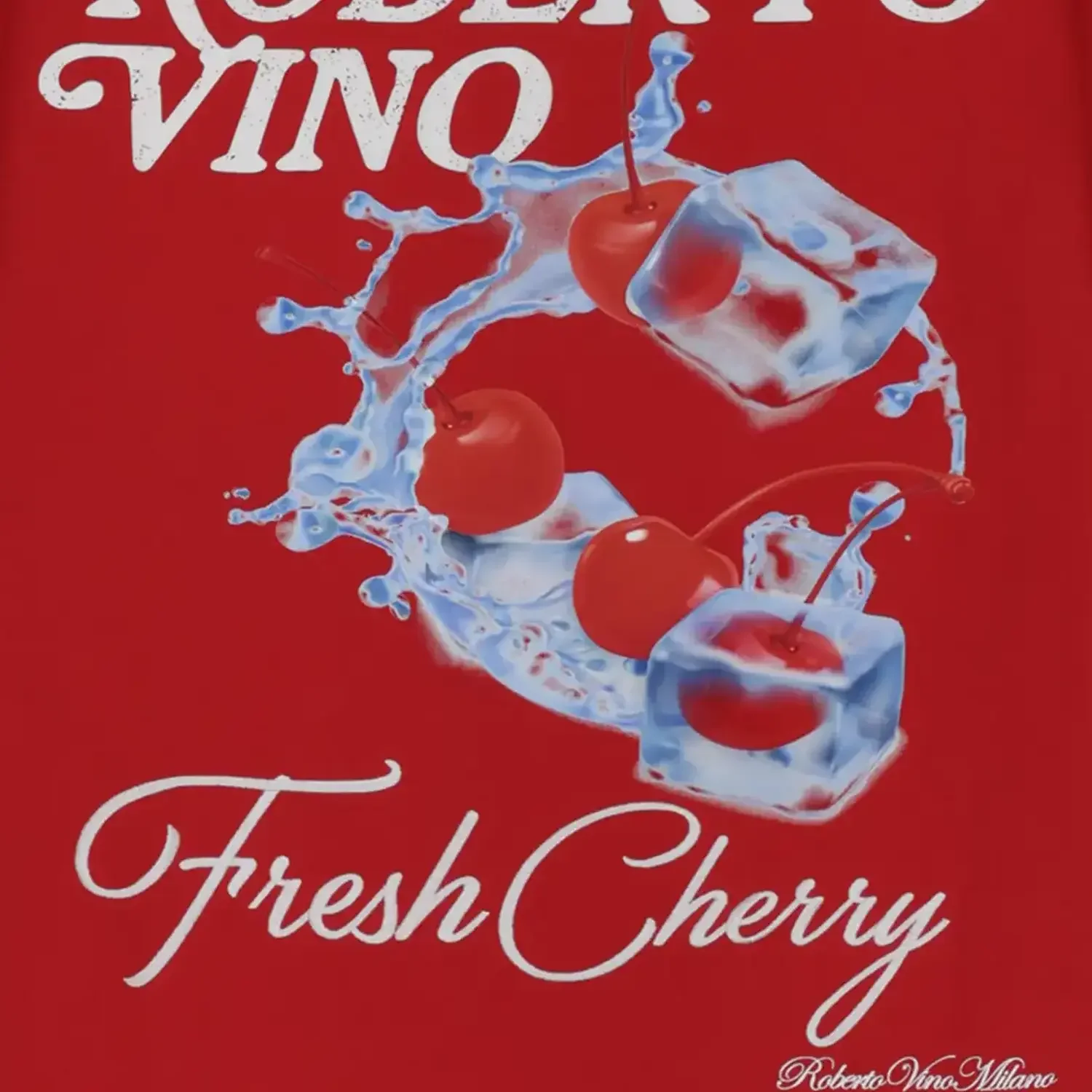 Men's Fresh Cherry Crew Neck T-Shirt - Image 5