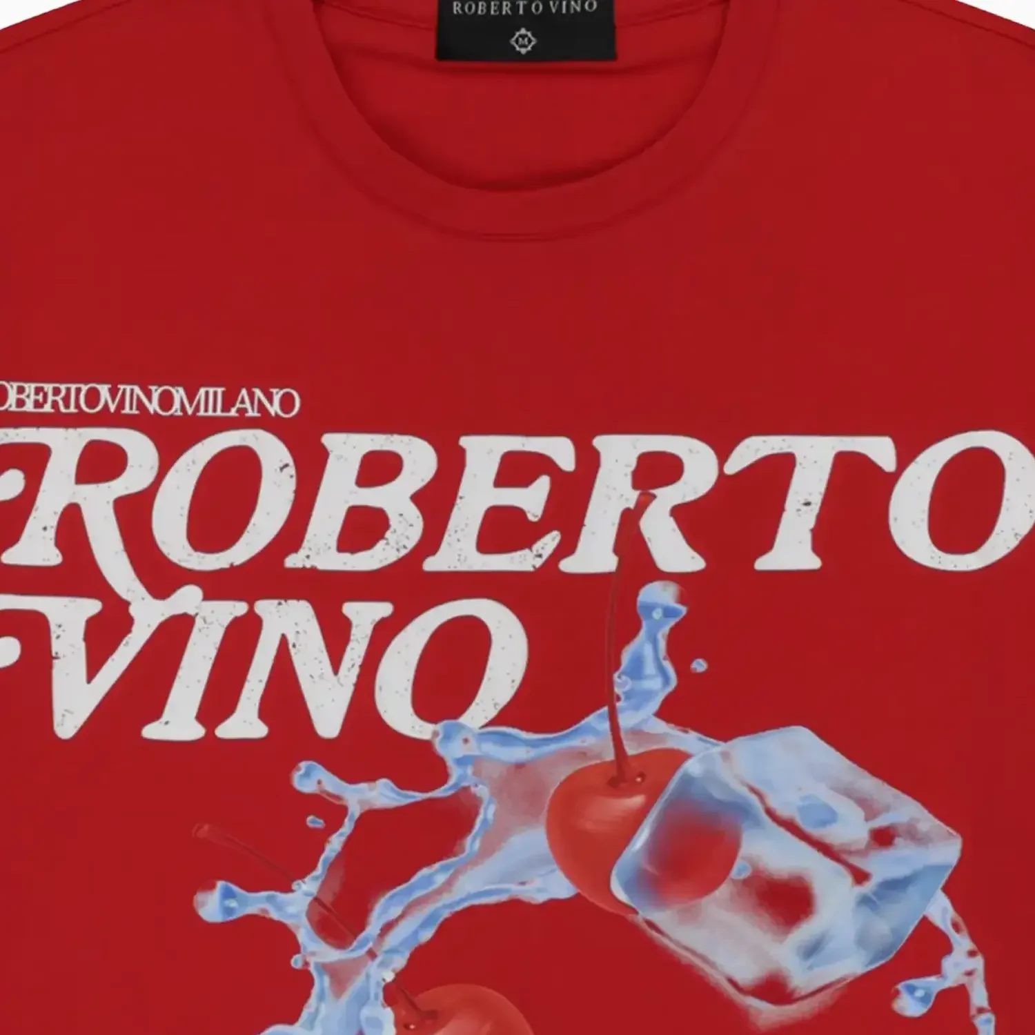 Men's Fresh Cherry Crew Neck T-Shirt - Image 6