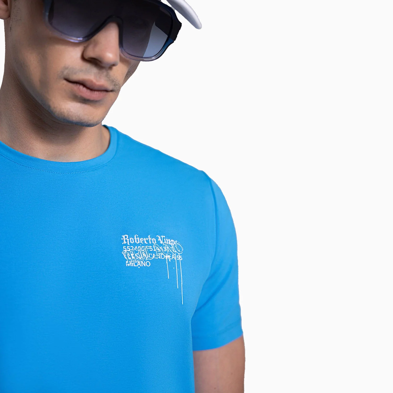 Men's Milano Dripping Crew Neck T Shirt - Image 8